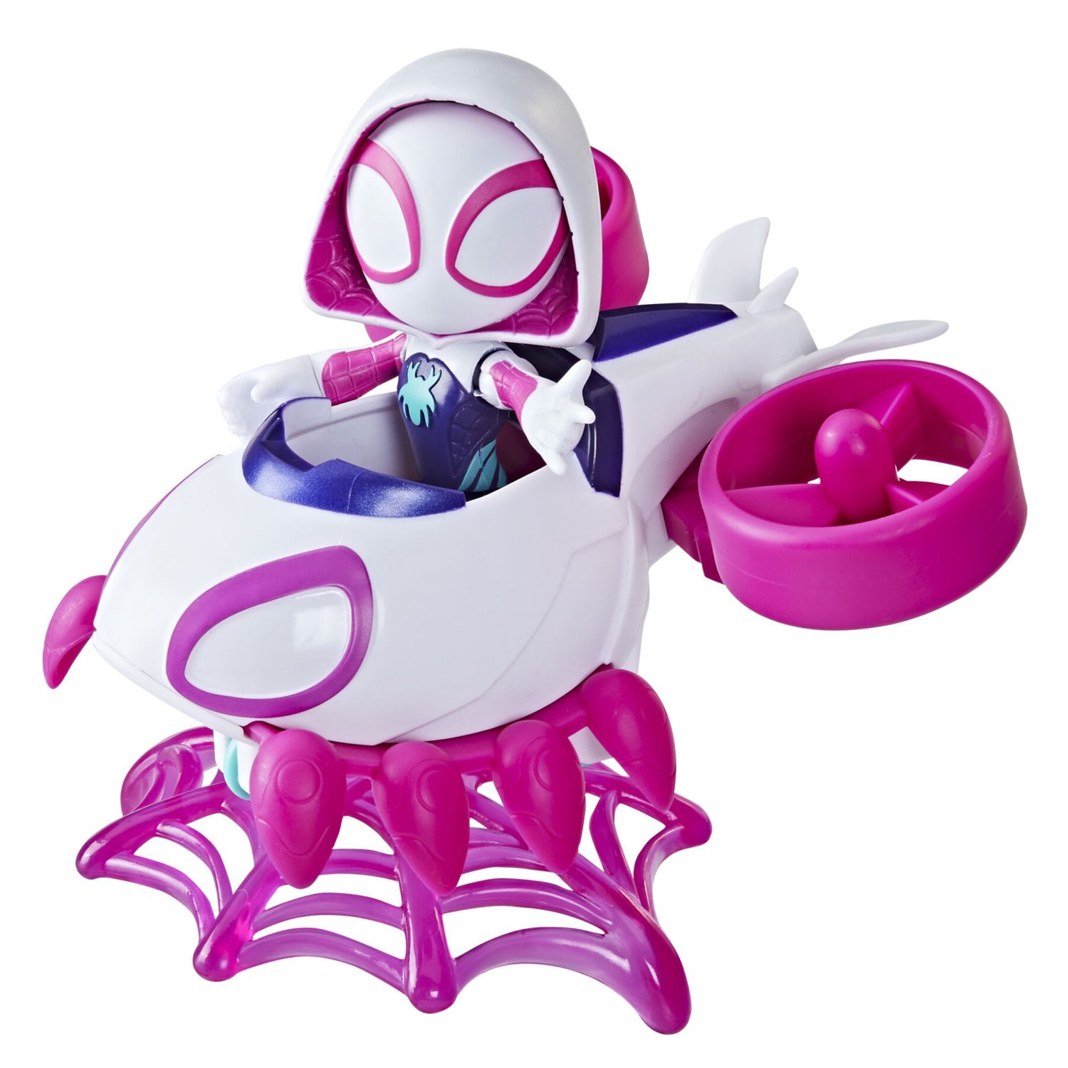 Hasbro marvel spidey e i suoi fantastici amici, set con action figure, veicolo e accessorio - SPIDEY