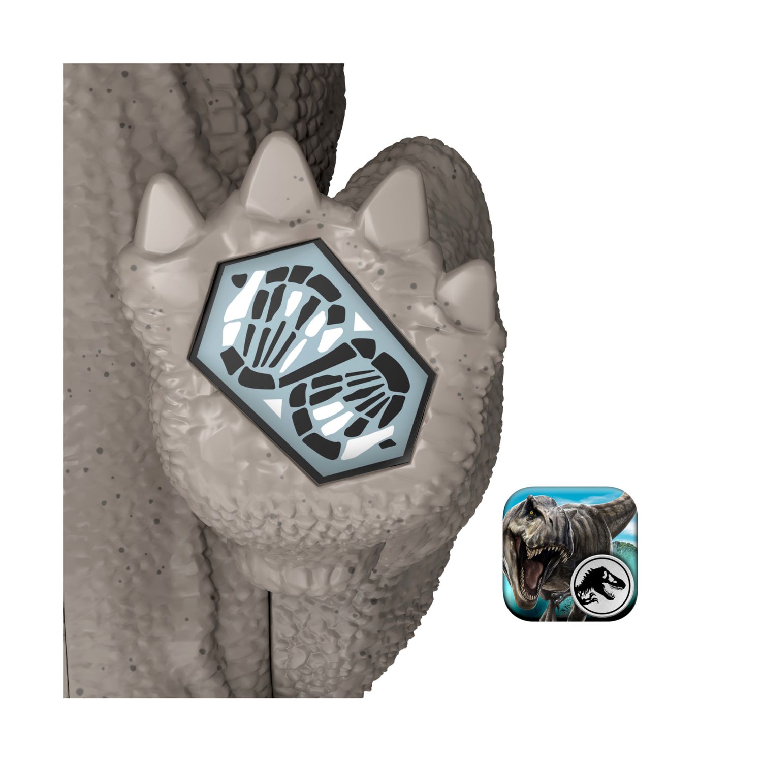 Mattel jurassic world la rinascita - zuniceratopo attacco fatale, dinoasuro snodato con azione a colpo singolo inclusa, design ispirato al film - Jurassic World