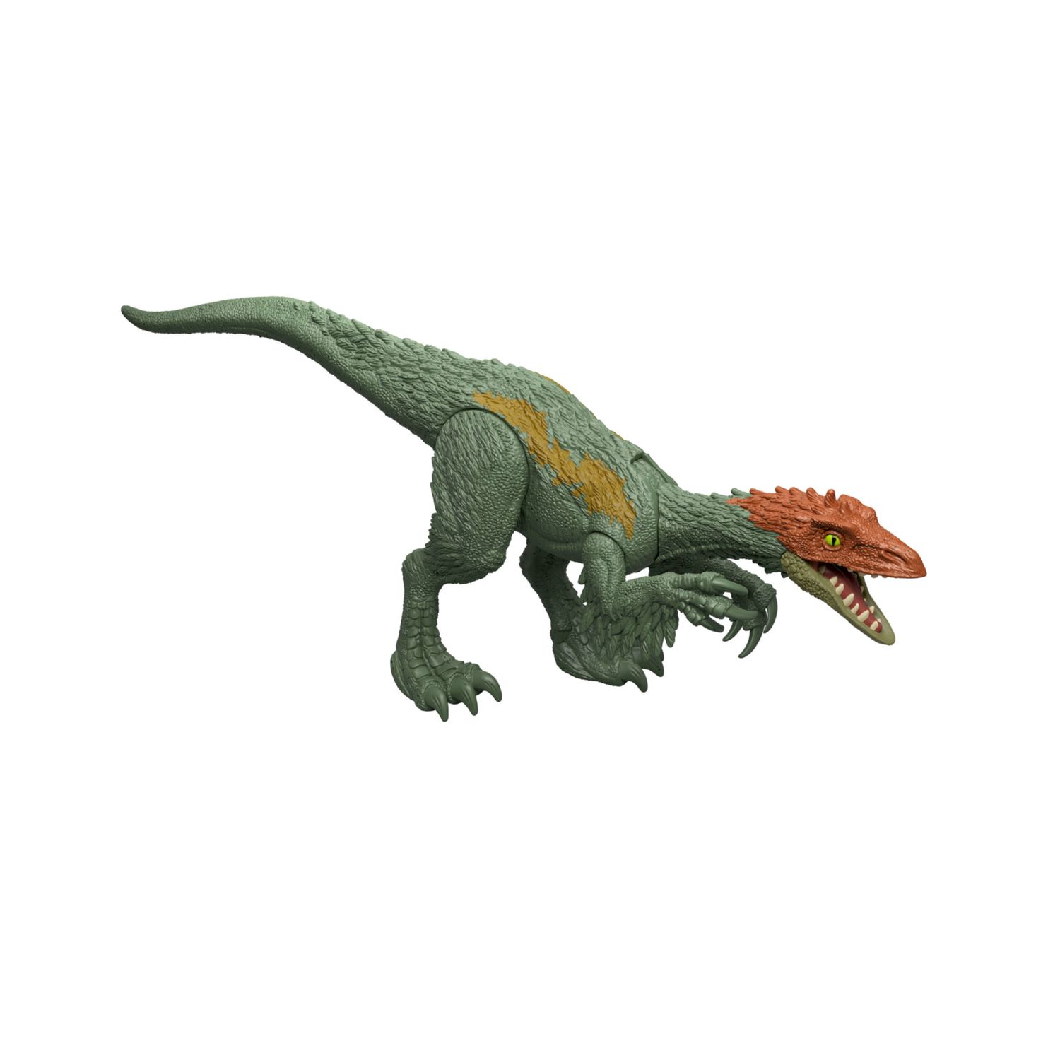 Mattel jurassic world la rinascita - archaeornithomimus frenzy, dinosauro snodato con design ispirato al film e articolazioni mobili - Jurassic World