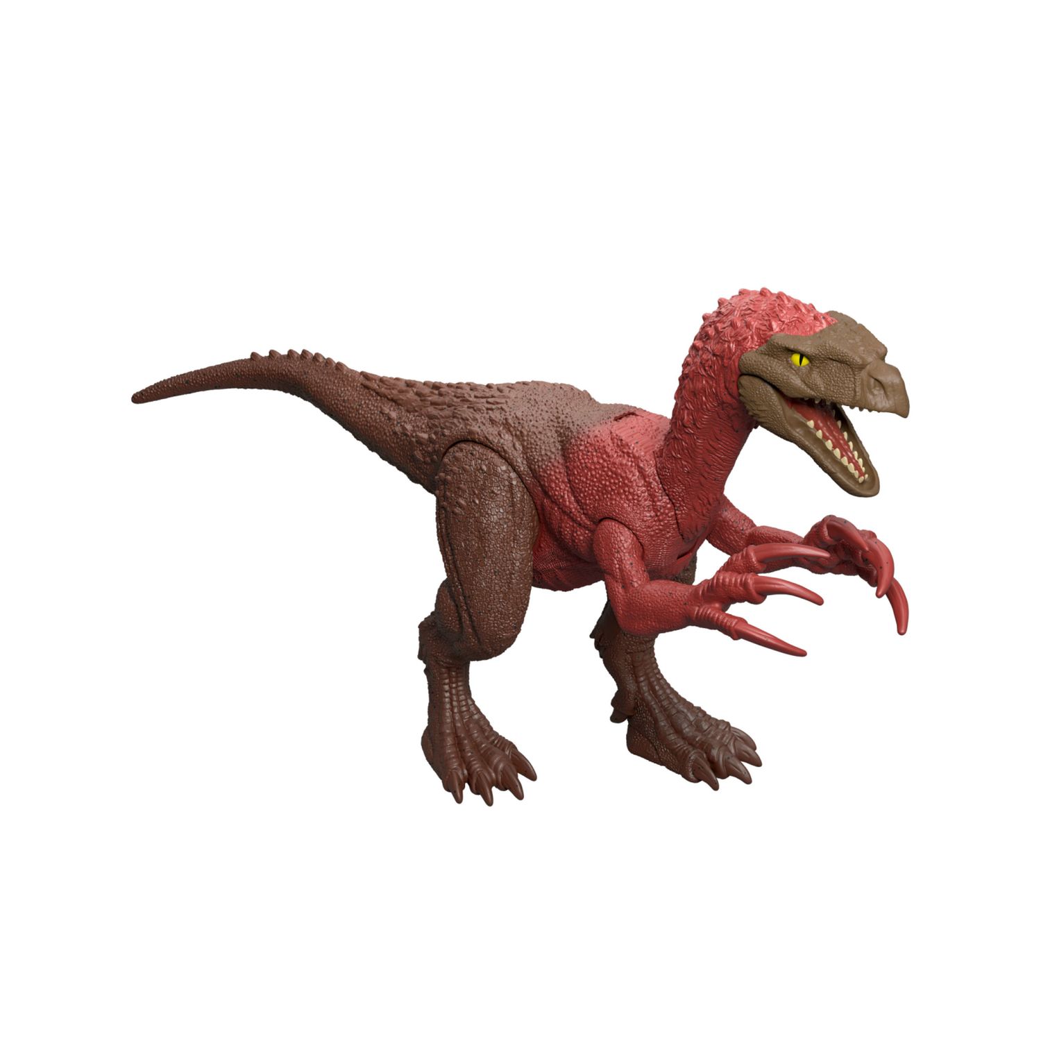 Mattel jurassic world la rinascita - beipiaosaurus frenzy, dinosauro snodato con design ispirato al film e articolazioni mobili - Jurassic World