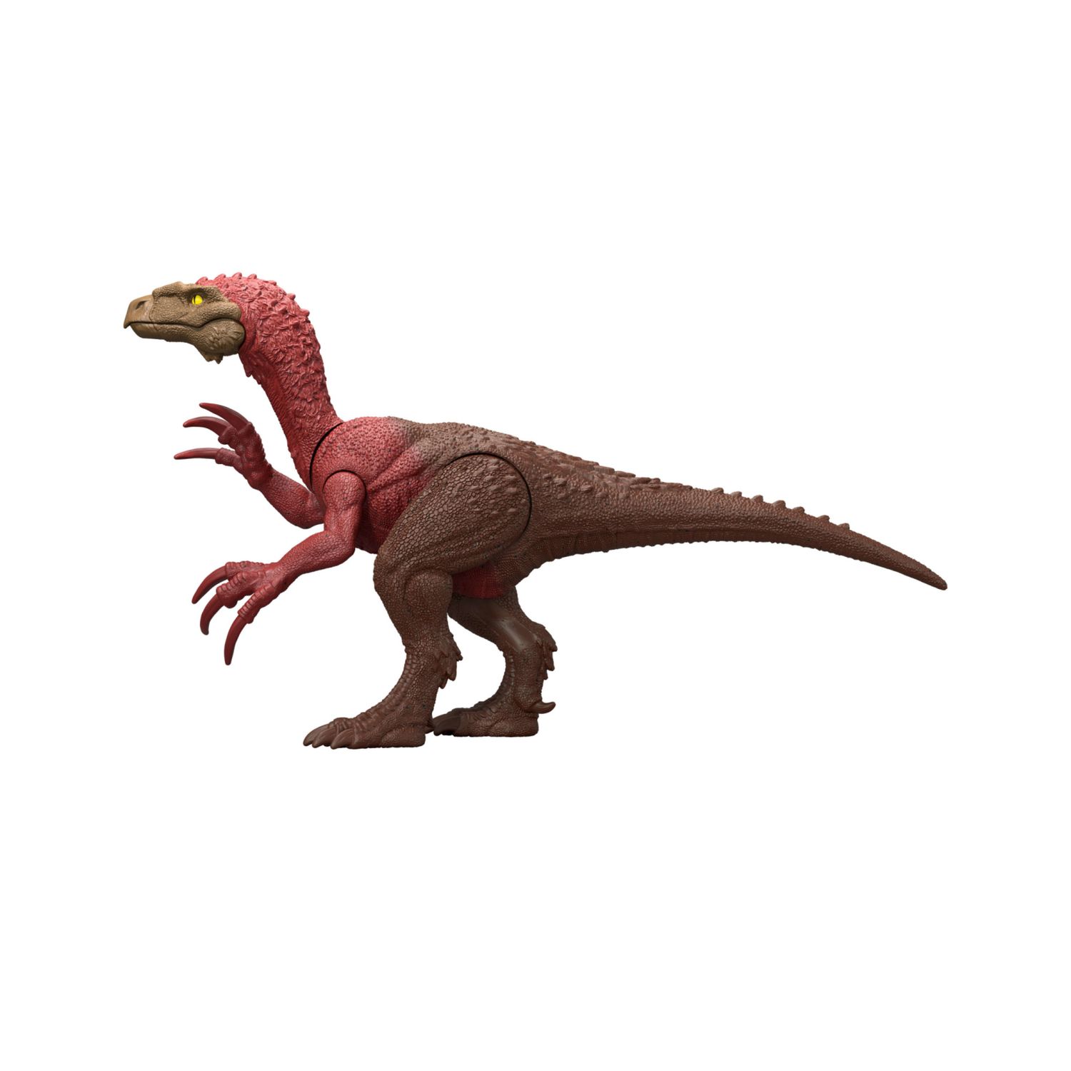 Mattel jurassic world la rinascita - beipiaosaurus frenzy, dinosauro snodato con design ispirato al film e articolazioni mobili - Jurassic World