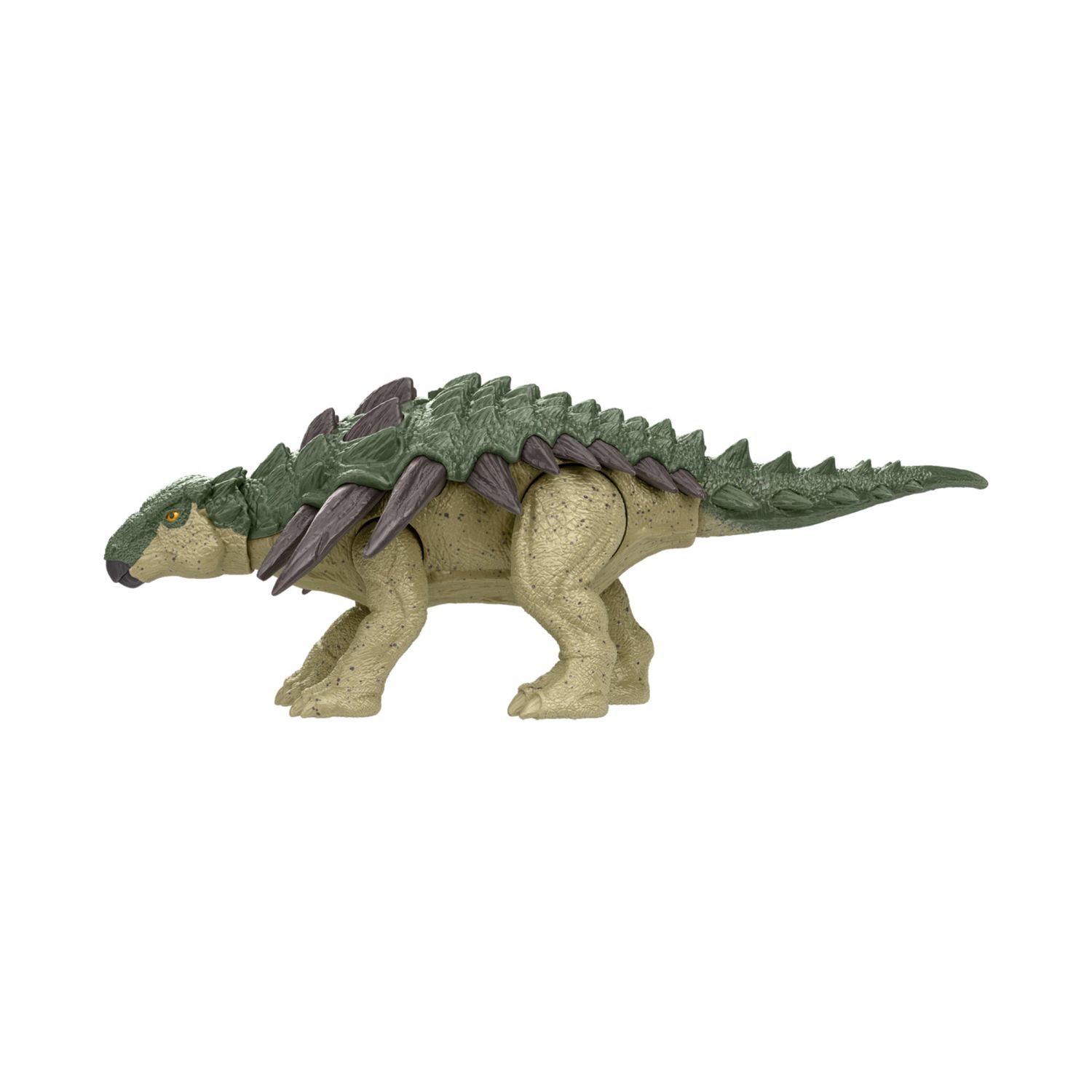 Mattel jurassic world la rinascita - edmontonia frenzy, dinosauro snodato con design ispirato al film e articolazioni mobili - Jurassic World