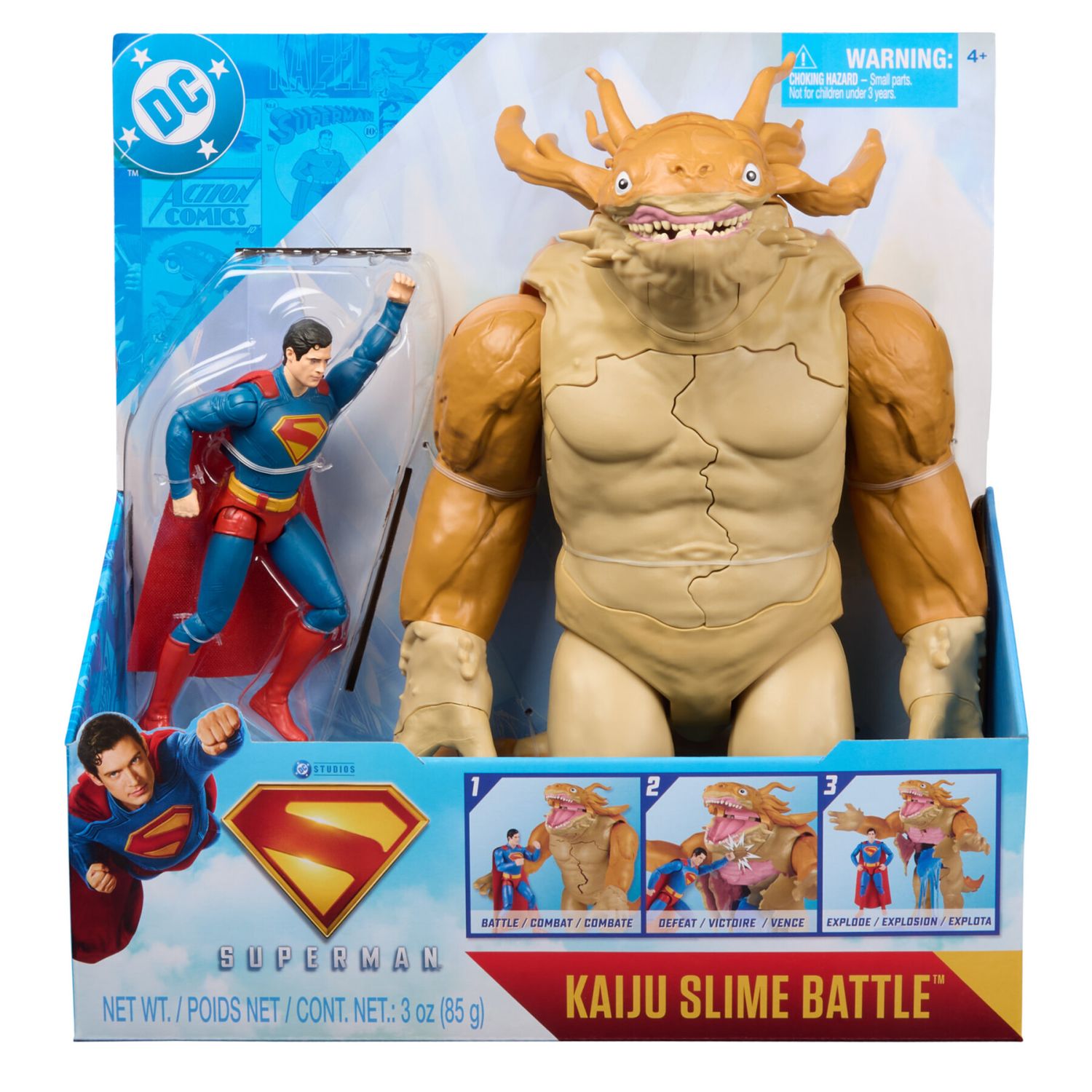 Dc comics, superman, superman vs kaiju slime - SUPERMAN