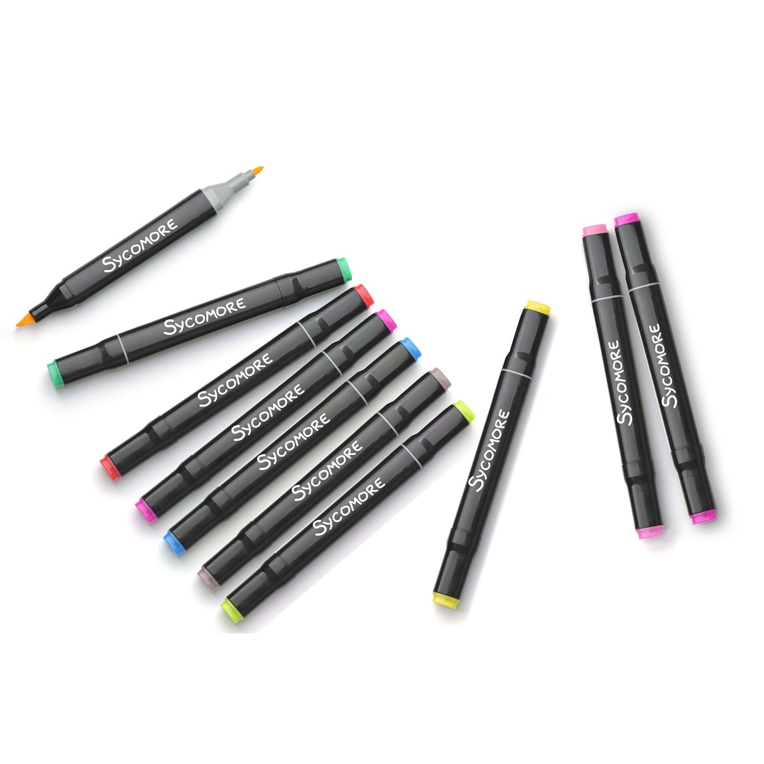 Sycomore - 10 pennarelli ad alcool manga + 1 pennarello fine - 