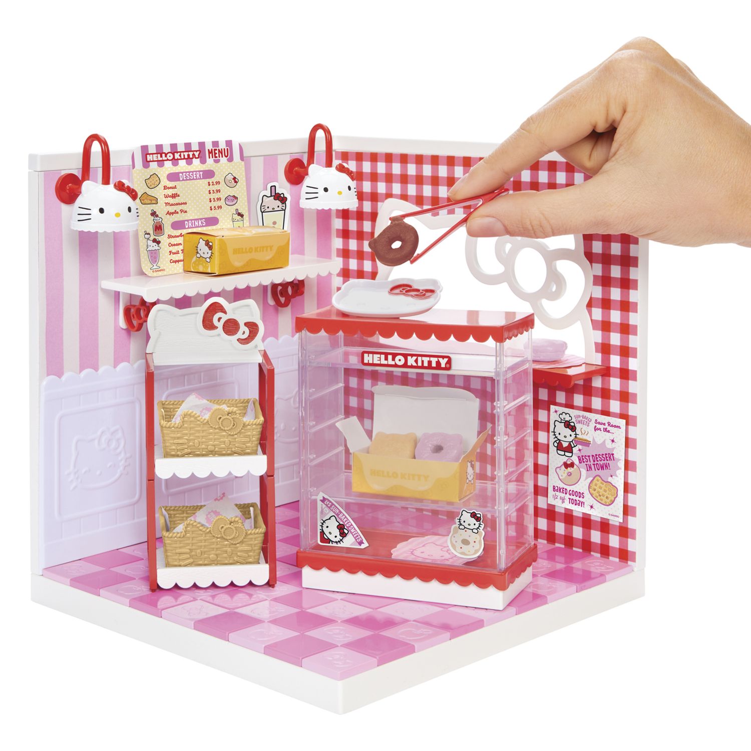 Miniverse hello kitty assortito - set mini room fai-da-te da collezione - MINIVERSE MGA