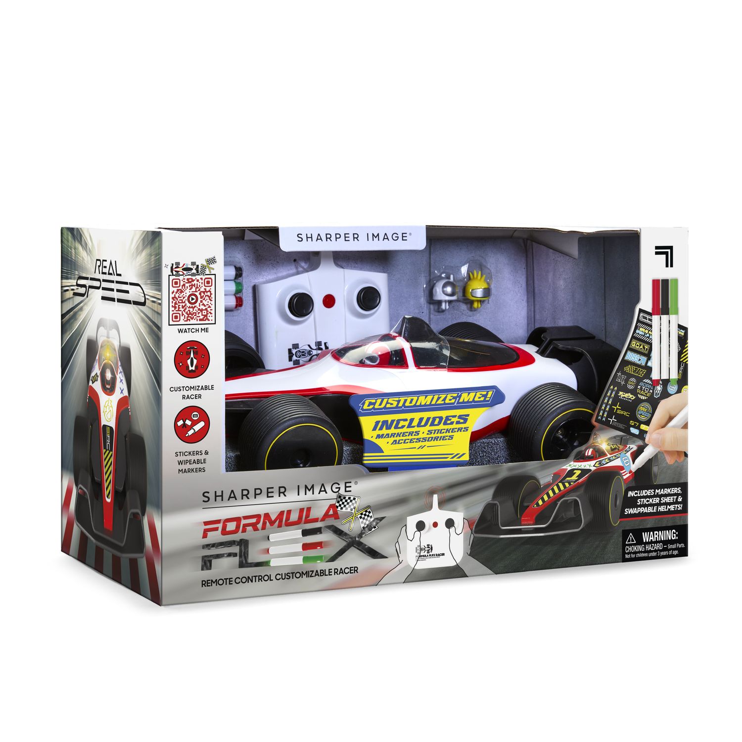 Sharper image - auto rc formula flex personalizzabile con accessori - Sharper Image