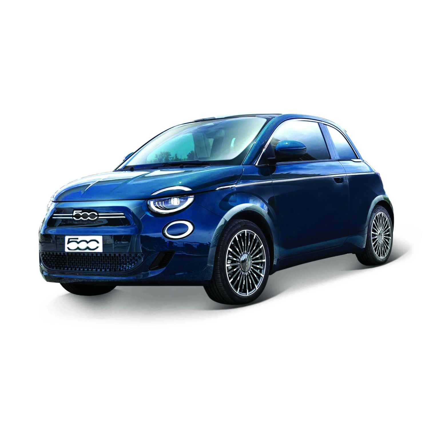 Auto burago modello con licenza ufficiale fiat 500e 2023 in scala  1:24 - BBURAGO