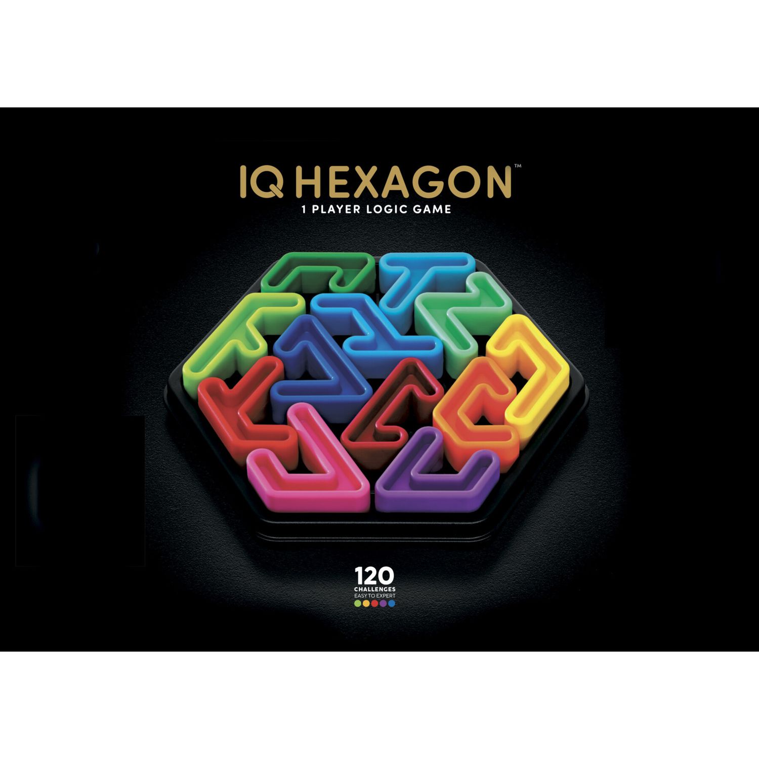 Iq hexagon - smartgames - rompicapo iq da 1 giocatore - 