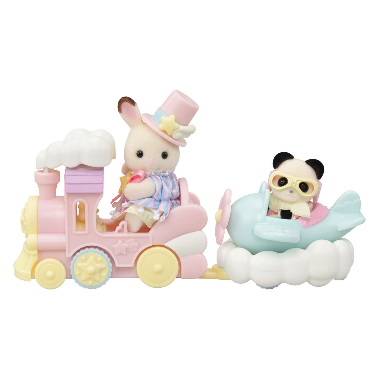 Sylvanian families - veicoli da sogno – aereo & treno -  personaggi collezionabili sf - SYLVANIAN FAMILIES