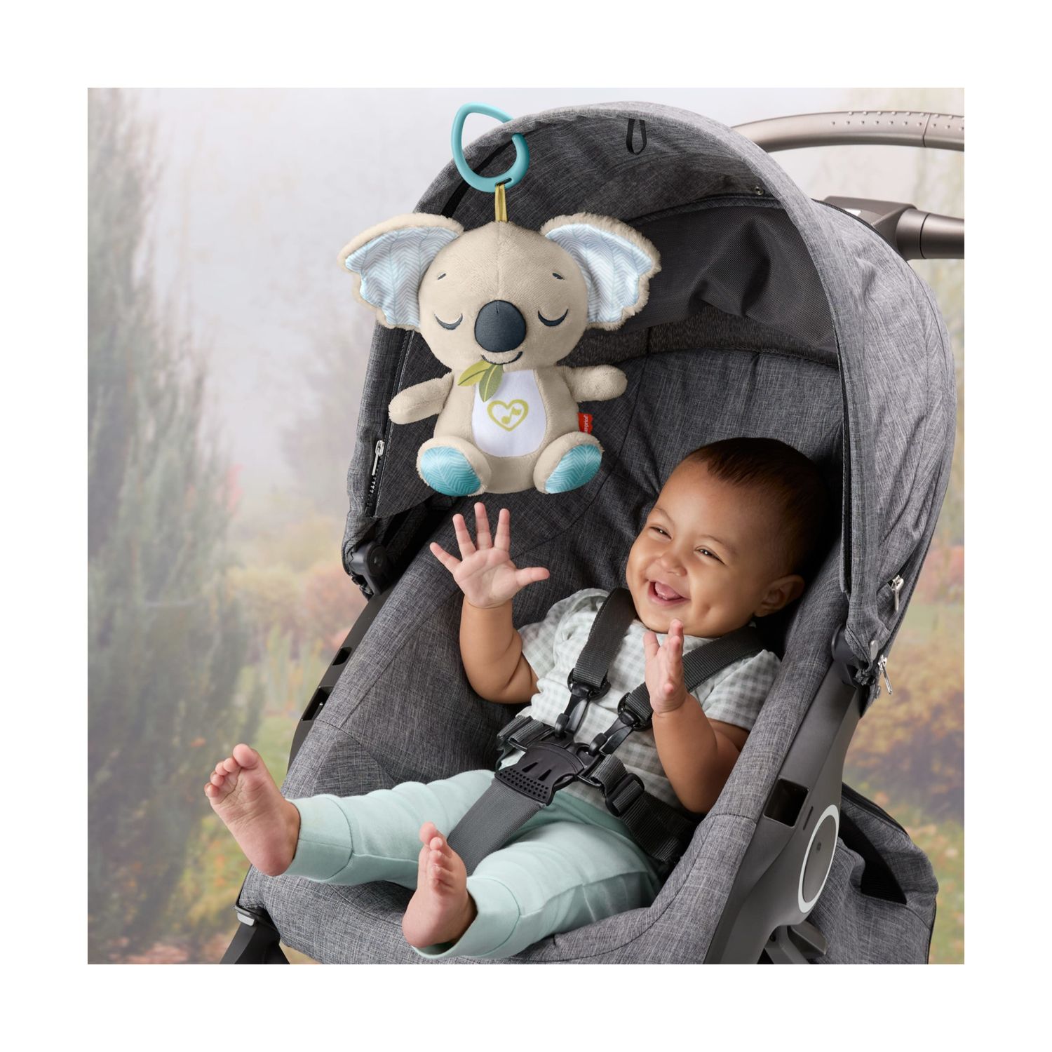 Fisher-price - koala rilassante, morbido peluche portatile con unità sonora, fino a 20 minuti di ninna nanna o dolce musica - FISHER PRICE