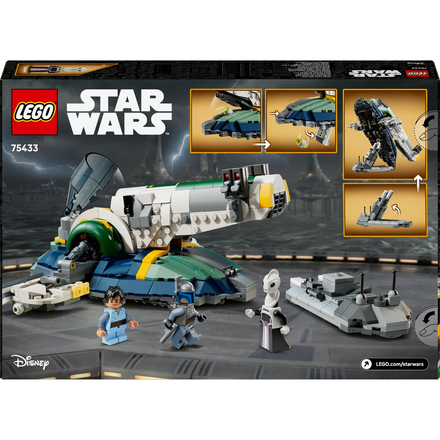 Lego star wars 75433 - astronave jango fett con 3 minifigure 9+ - LEGO STAR WARS, LEGO® Star Wars™, Lego
