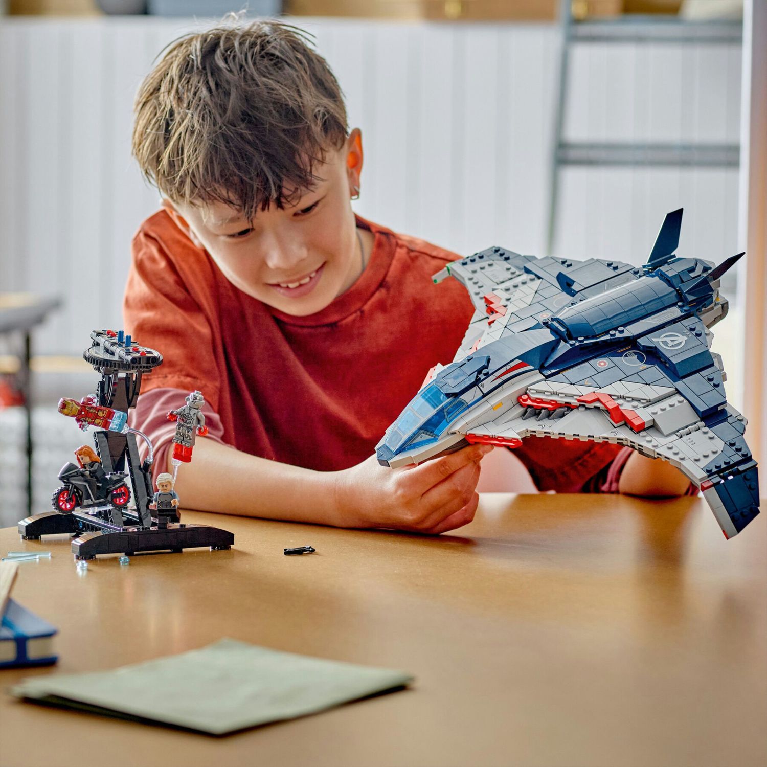 Lego marvel - 76325 - quinjet avengers: age of ultron - aereo giocattolo - LEGO SUPER HEROES, Lego