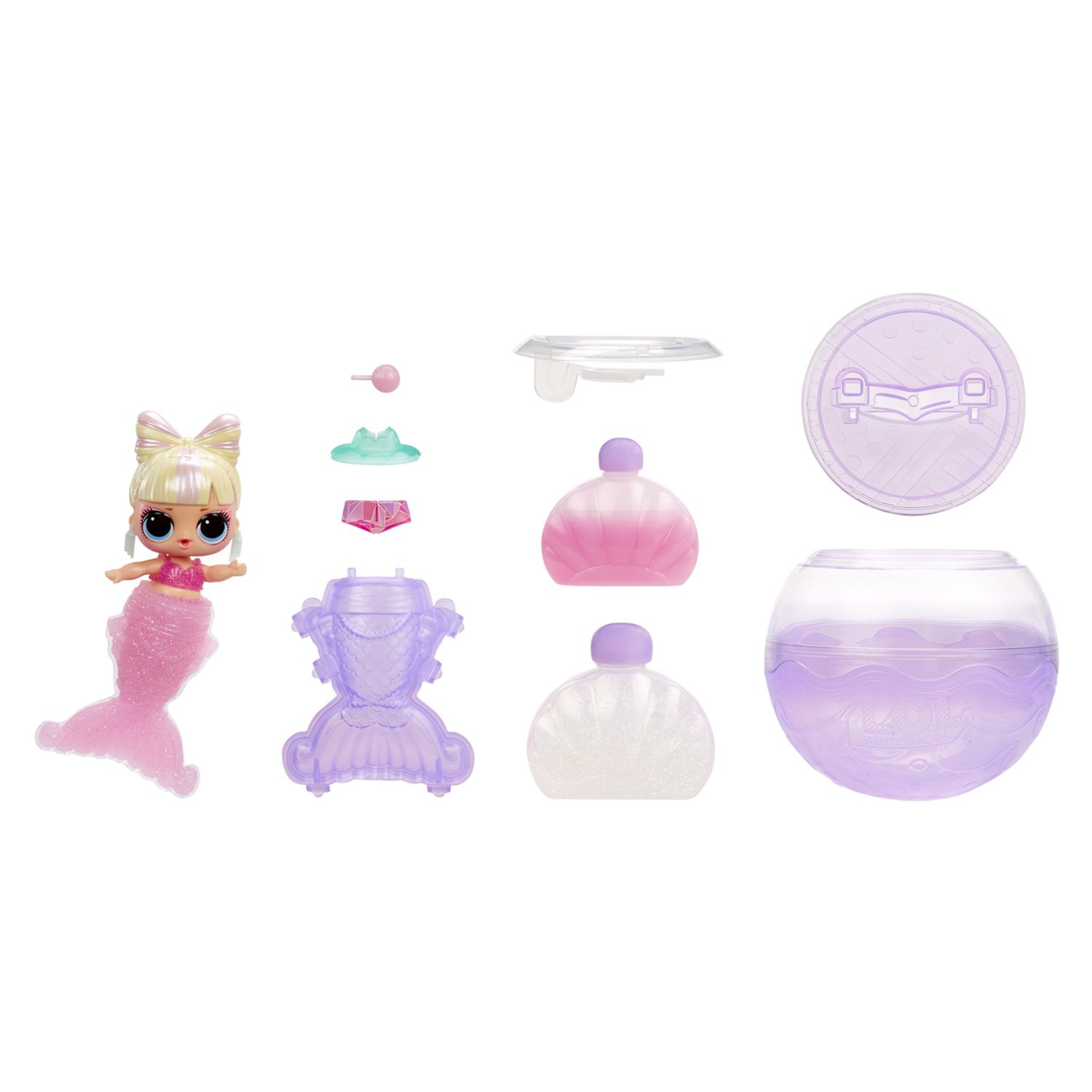 Lol surprise tots just add water: confezione con 3 bambole fantasy personalizzabili e più di 25 sorprese - L.O.L SURPRISE