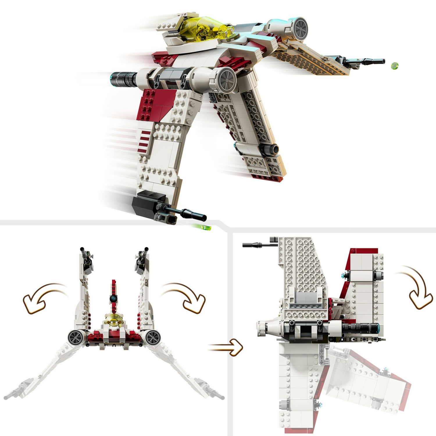 Lego star wars 75432 - v-19 torrent con 3 minifigure e spade laser 9+ - LEGO STAR WARS, LEGO® Star Wars™, Lego