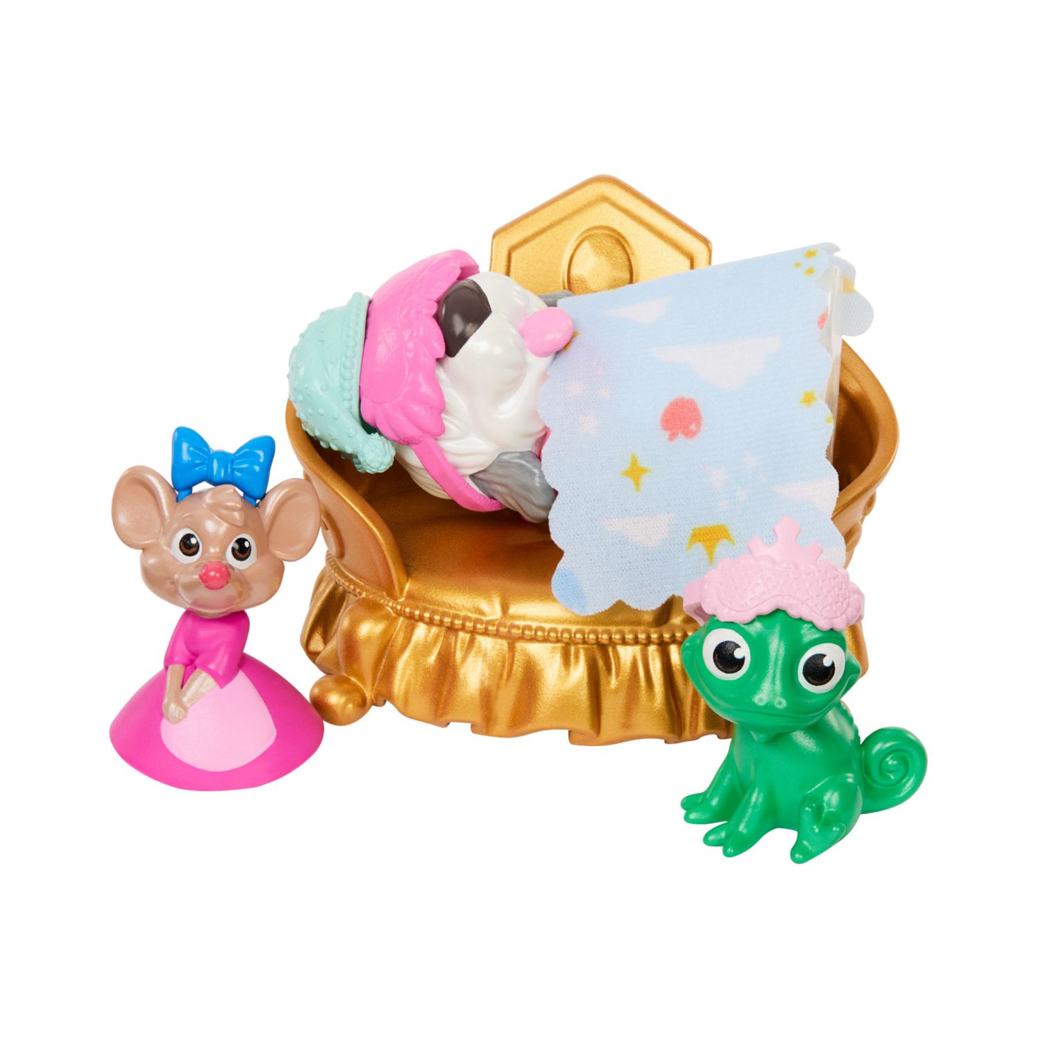 Mattel disney princess - palazzo dei cuccioli, set ispirato al film con 7 aree di gioco, 3 amici animali e oltre 17 accessori - DISNEY PRINCESS