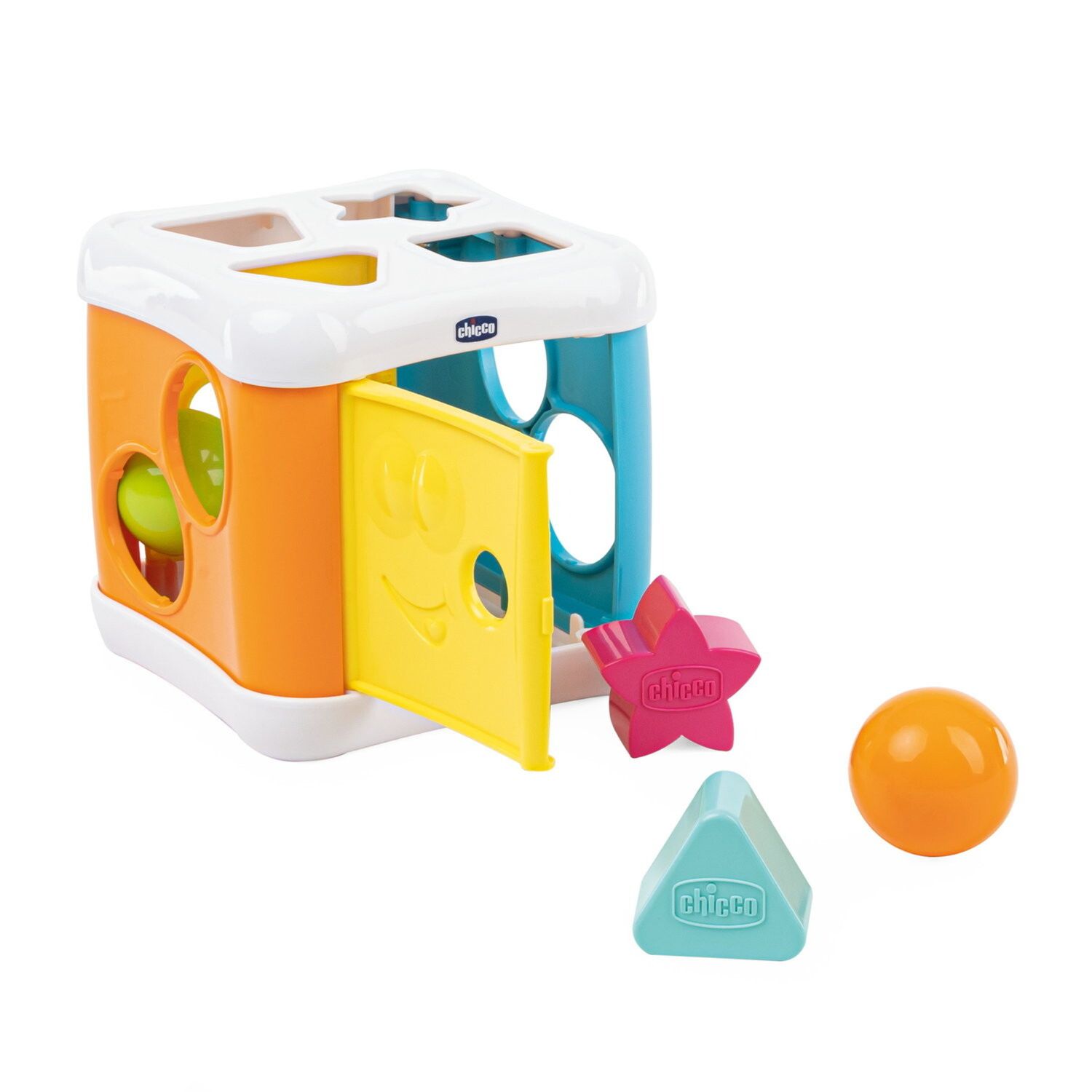 2 in 1 cubo incastra & martella - smart to play - chicco - Chicco