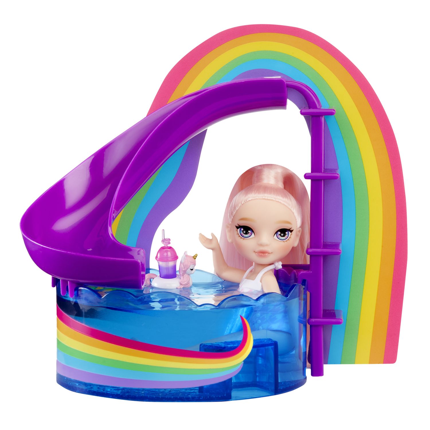 Rainbow high littles - piscina con blush e accessori - Rainbow High