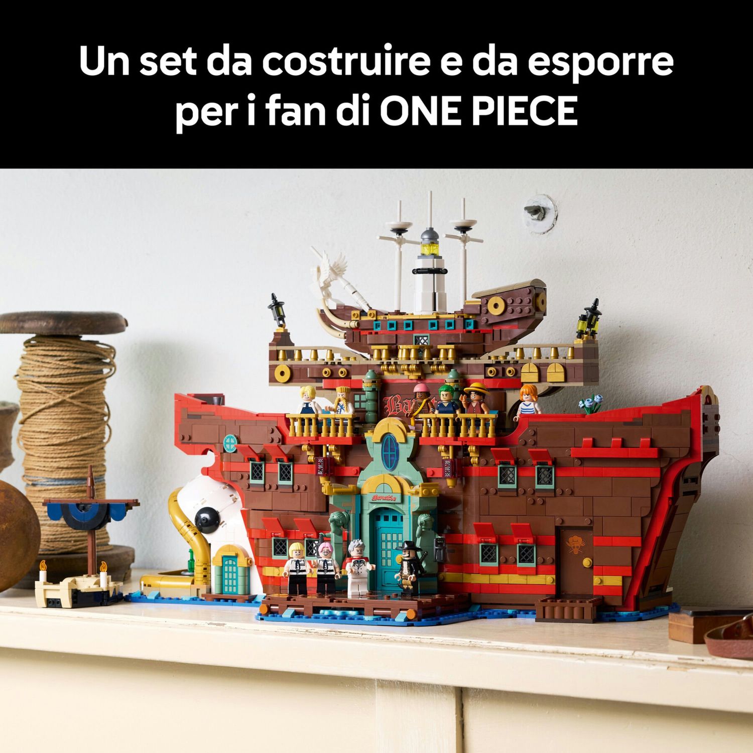 Lego one piece 75640 baratie, il ristorante galleggiante - ONE PIECE, Lego