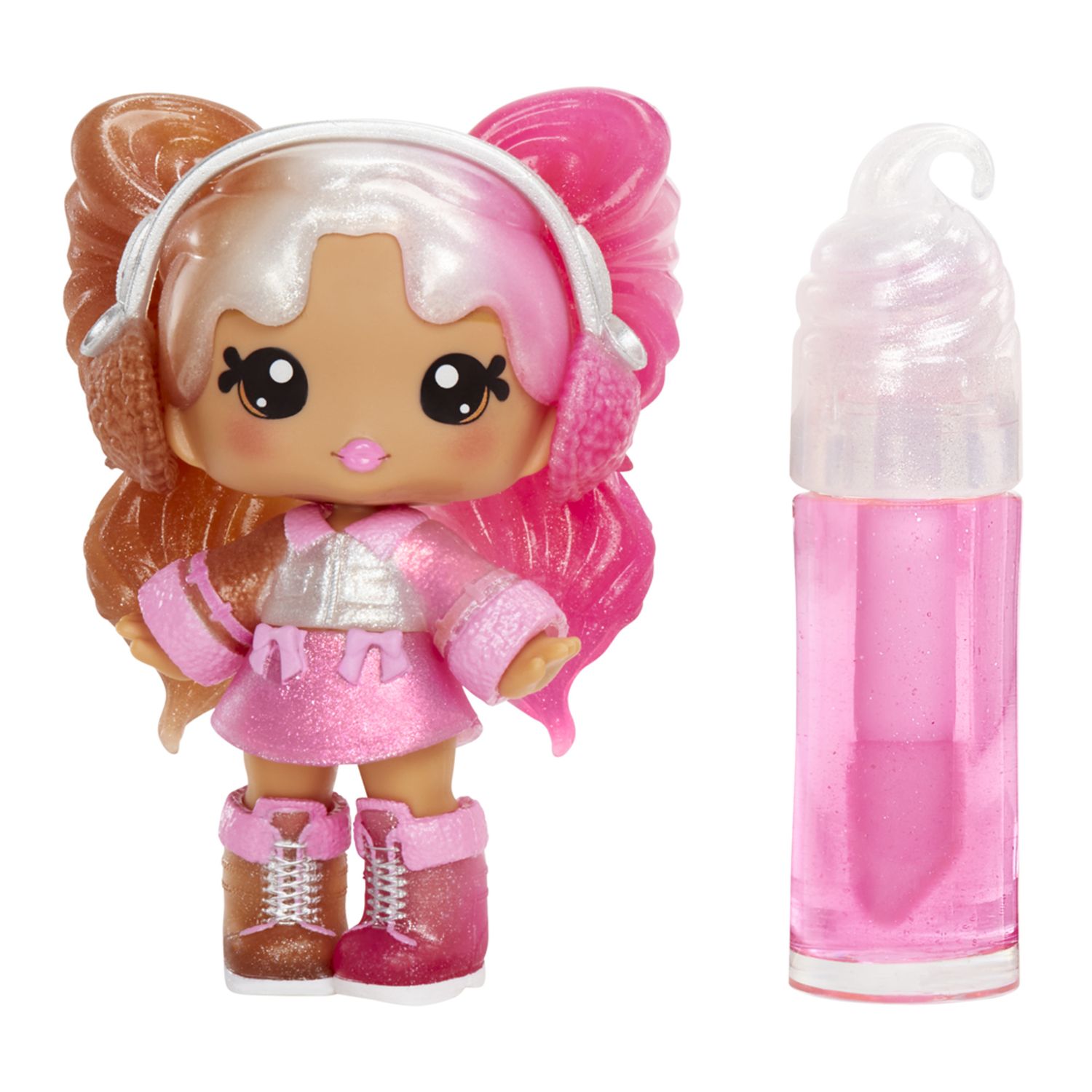 Yummiland serie 2 - bambola assortita singola lip gloss con kit fai-da-te - YUMMILAND