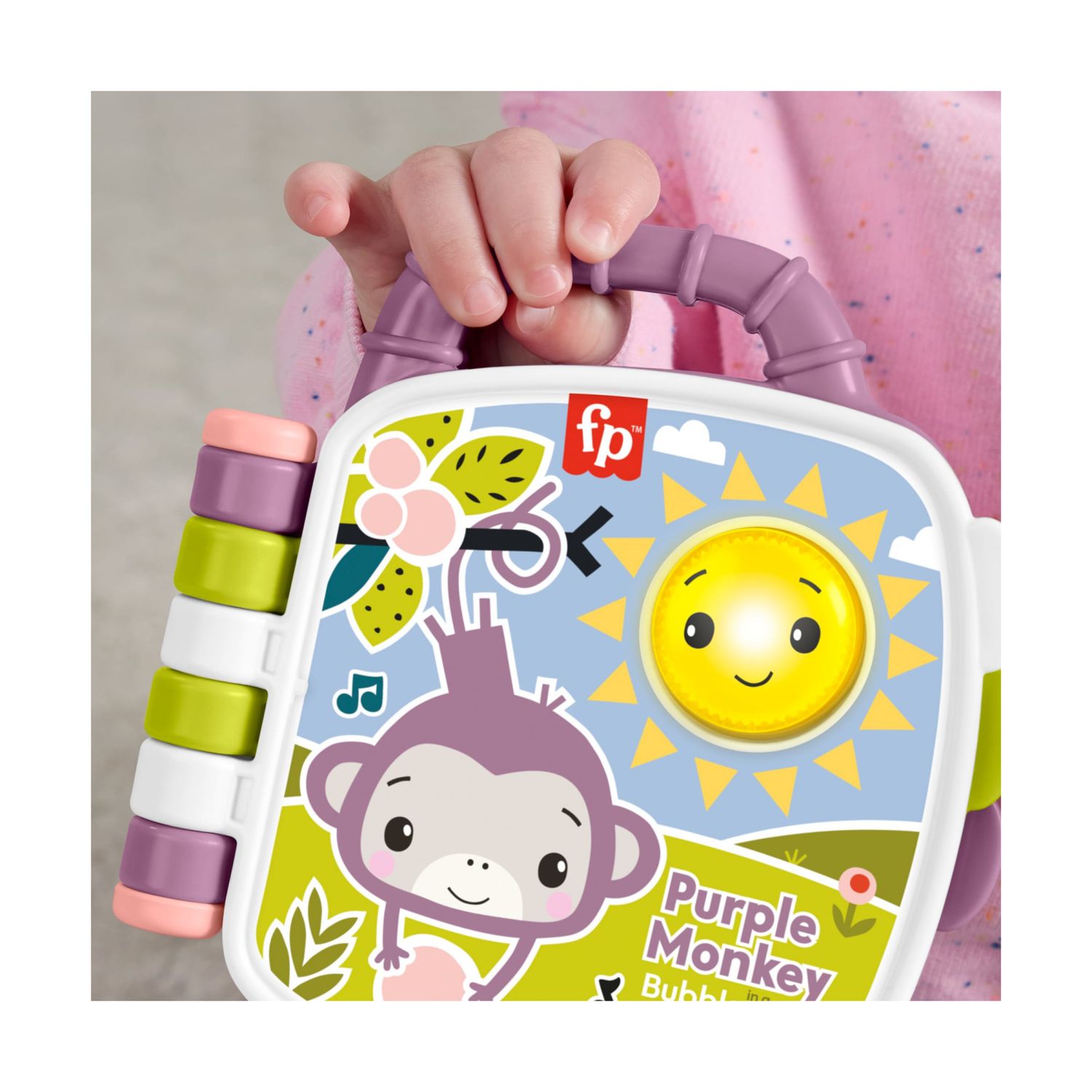 Fisher-price - il libro delle canzoncine della scimmietta viola, con luci e suoni per l'apprendimento, versione in italiano - FISHER PRICE