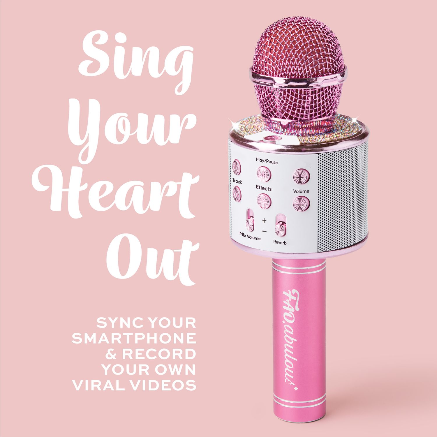 Microfono karaoke bluetooth fao schwarz con effetti vocali e speaker - FAO Schwarz