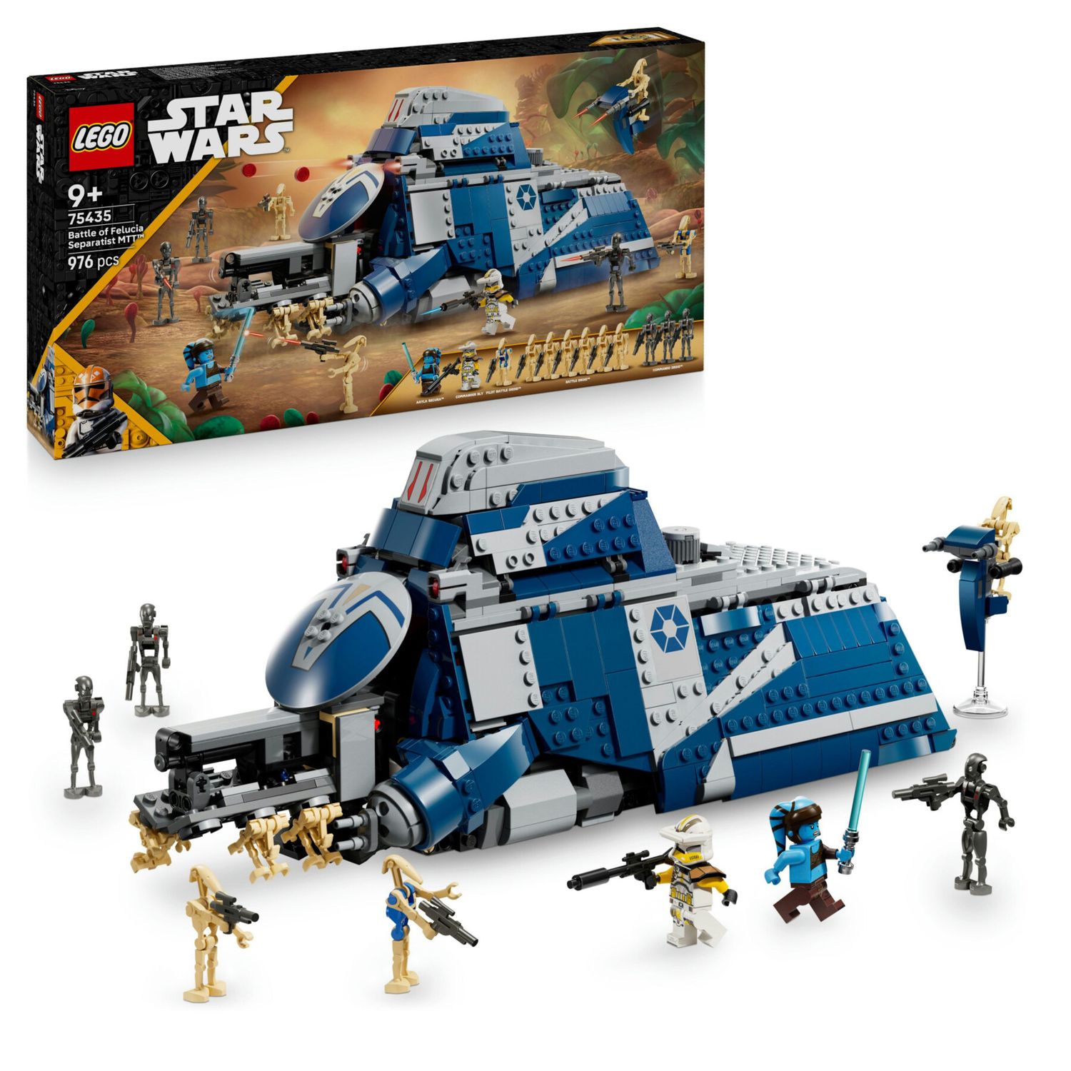 Lego star wars 75435 - mtt separatista con droide e speeder 9+ - LEGO STAR WARS, LEGO® Star Wars™, Lego