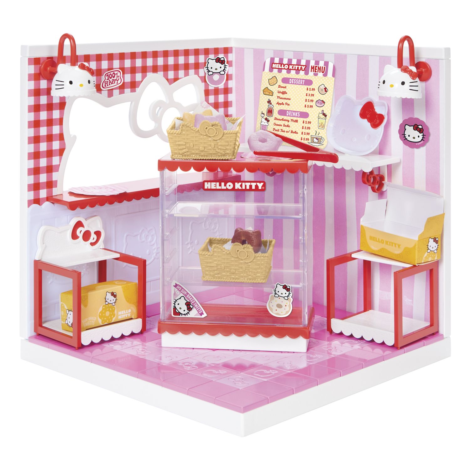 Miniverse hello kitty assortito - set mini room fai-da-te da collezione - MINIVERSE MGA