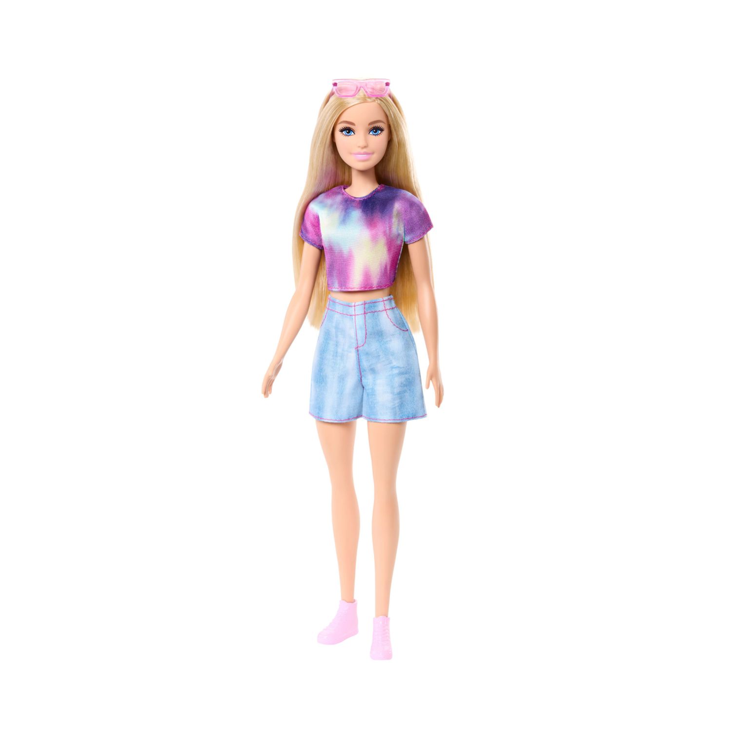 Barbie - malibu, bambola con outfit rimovibile e accessori inclusi, look ispirato alla serie barbie mysteries: beach detectives - Barbie