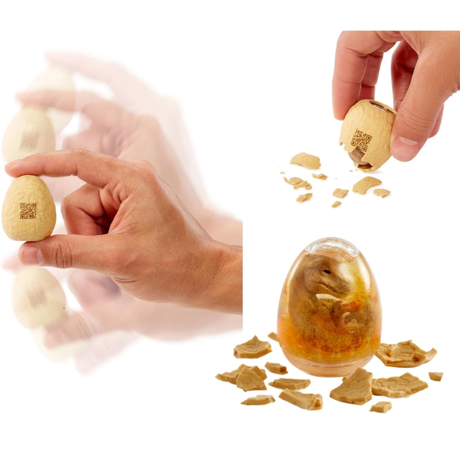 Mga's miniverse make it mini dinosaurs jurassic world: 1 replica baby dinosauro, confezione sorpresa fai-da-te. collezionisti e bambini 8+ - Jurassic World