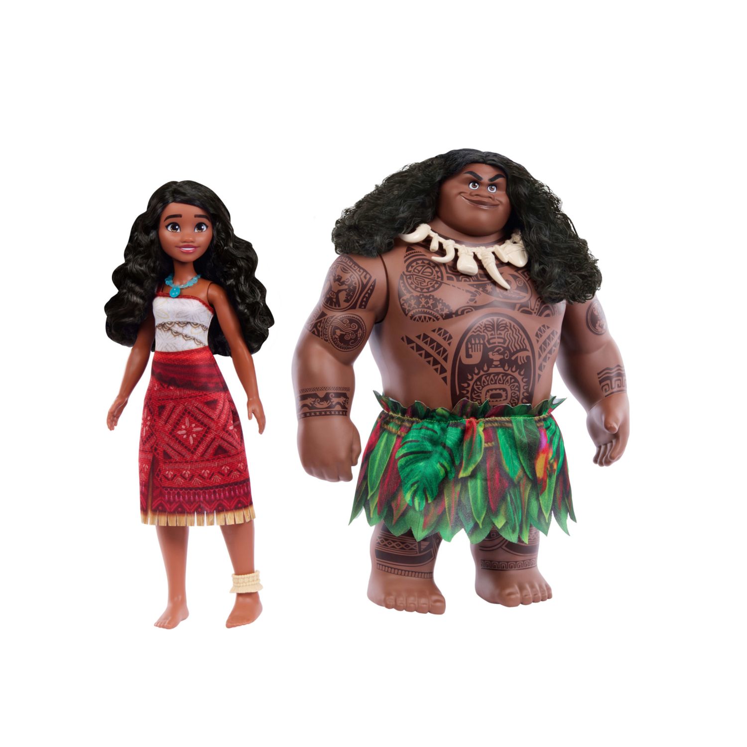 Mattel disney oceania 2 - vaiana & maui, set ispirato al film con i 2 personaggi viaggiatori e 4 accessori - DISNEY PRINCESS