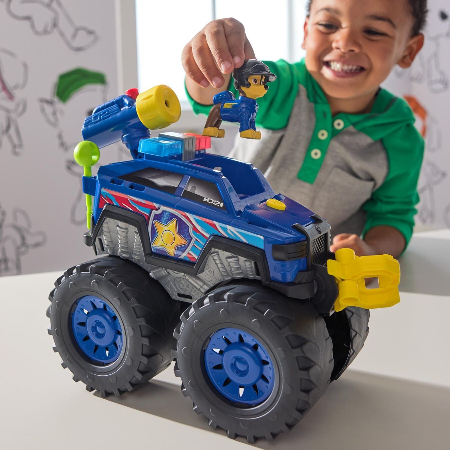 Paw patrol chase deluxe - rescue wheels con veicolo - Paw Patrol