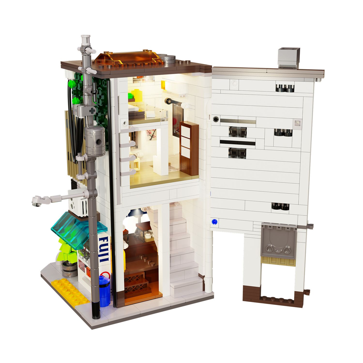 Cada costruzione giapponese stuffed bun house - modellino casa panini - 