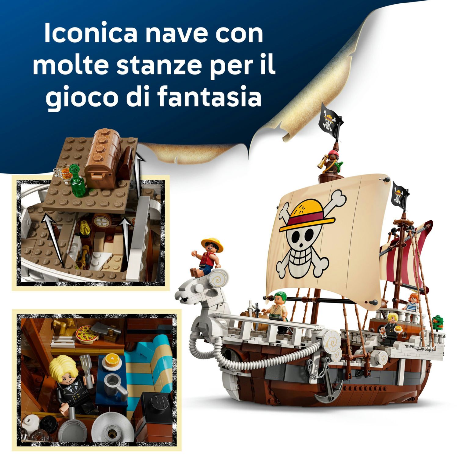 Lego one piece 75639 la nave pirata going merry - ONE PIECE, Lego