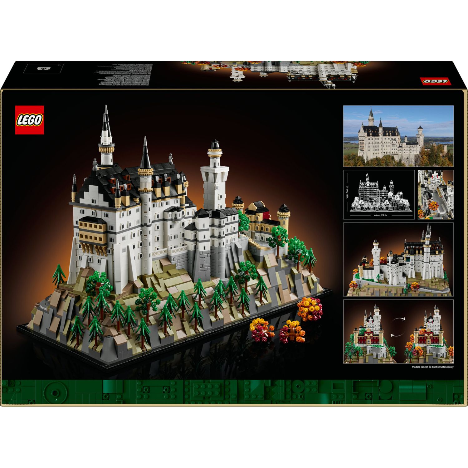 Lego architecture 21063 - castello neuschwanstein da esposizione - LEGO ARCHITECTURE, Lego