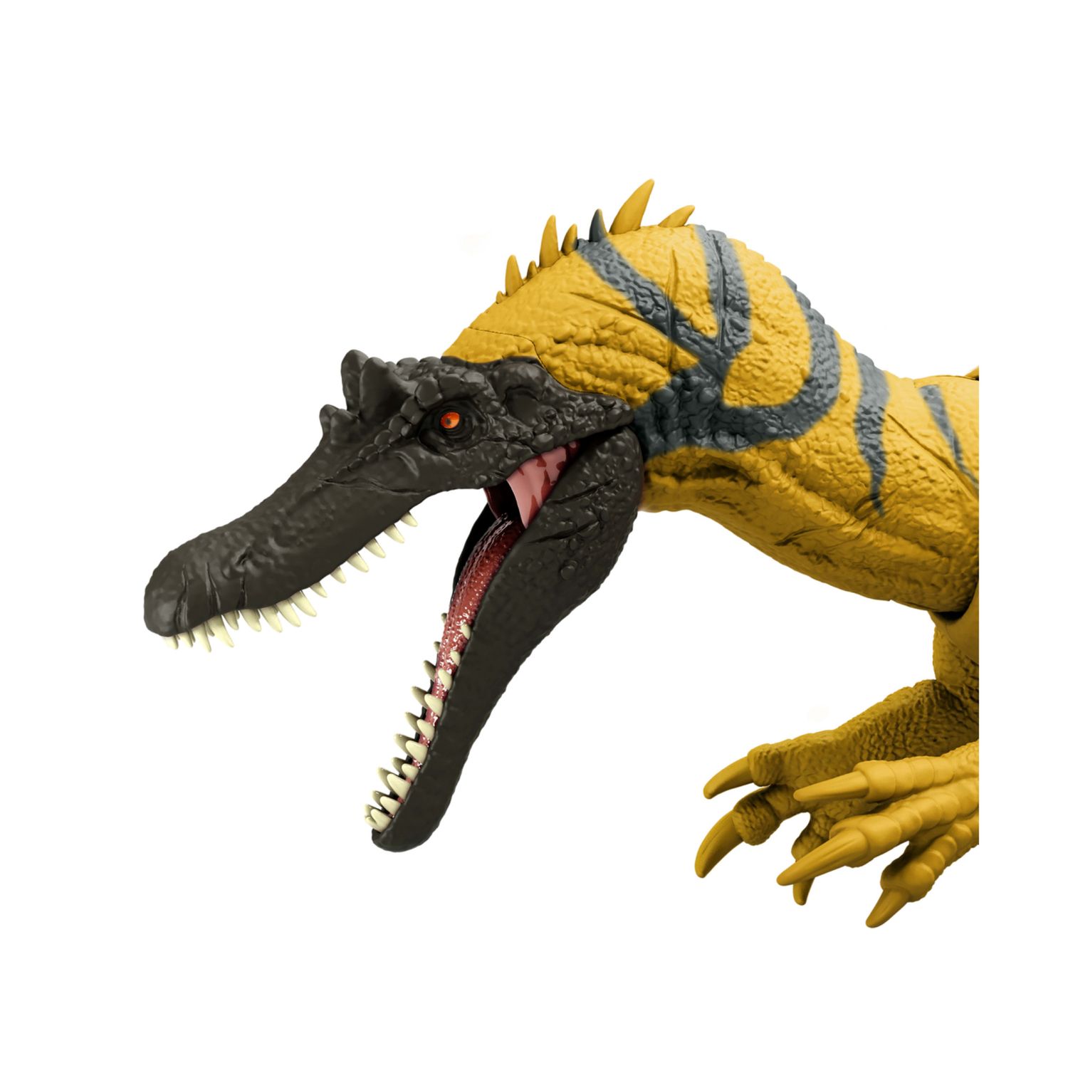 Mattel jurassic world - ceratosuchops ruggito selvaggio, dinosauro snodato con ruggito feroce e azione d'attacco inclusa - Jurassic World