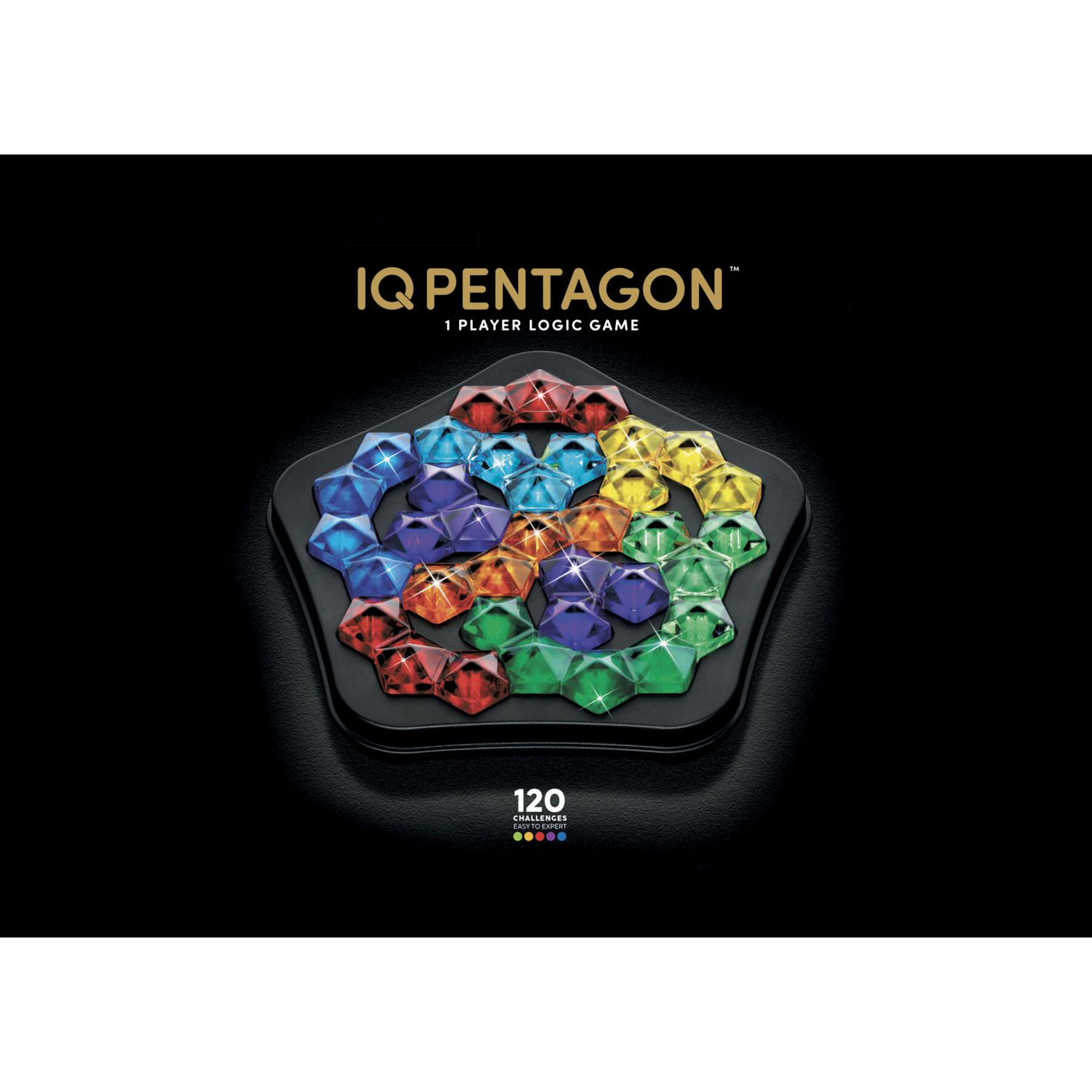 Iq pentagon - smartgames - rompicapo iq da 1 giocatore - 