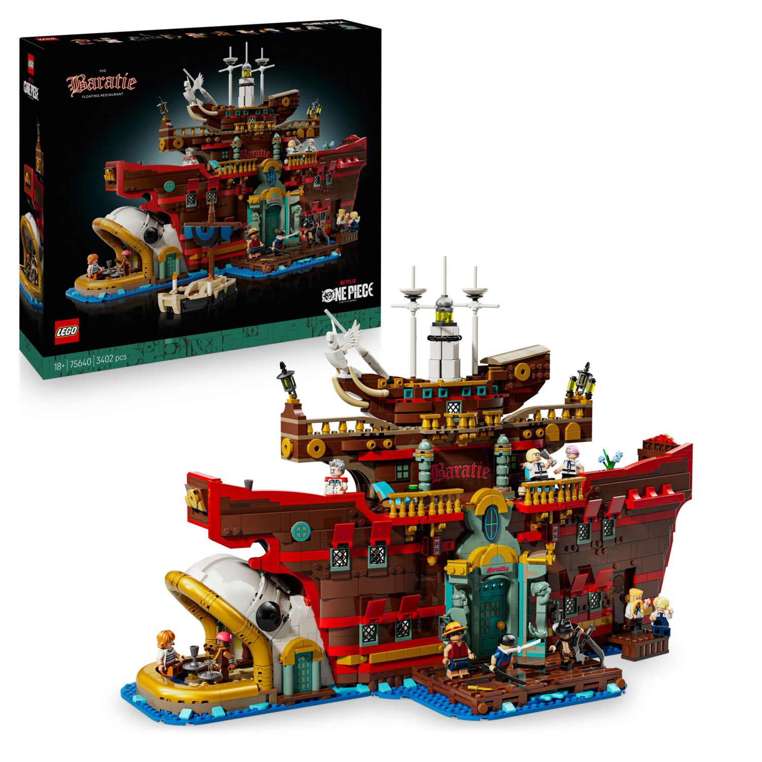 Lego one piece 75640 baratie, il ristorante galleggiante - ONE PIECE, Lego