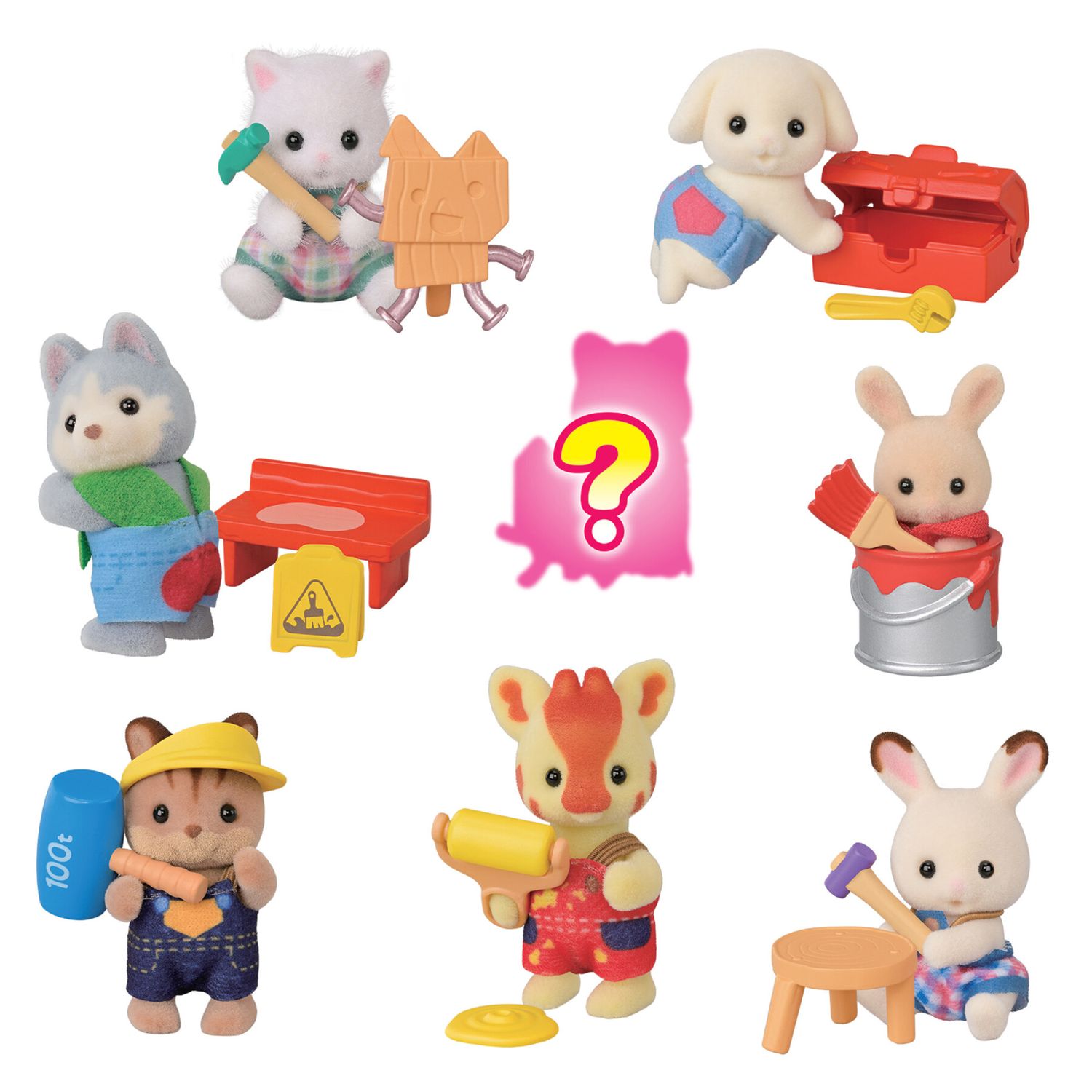 Sylvanian families - bustine baby - costruttori -  personaggi collezionabili sf - SYLVANIAN FAMILIES