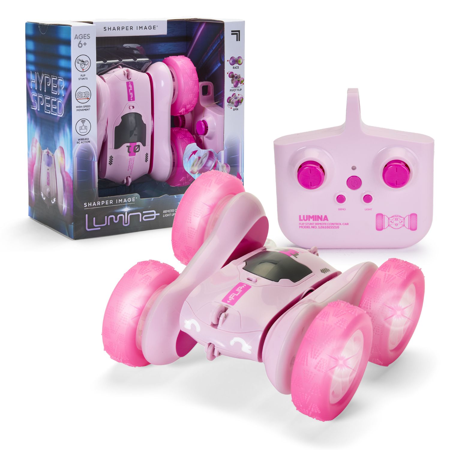 Auto acrobatica lumina rc - Sharper Image