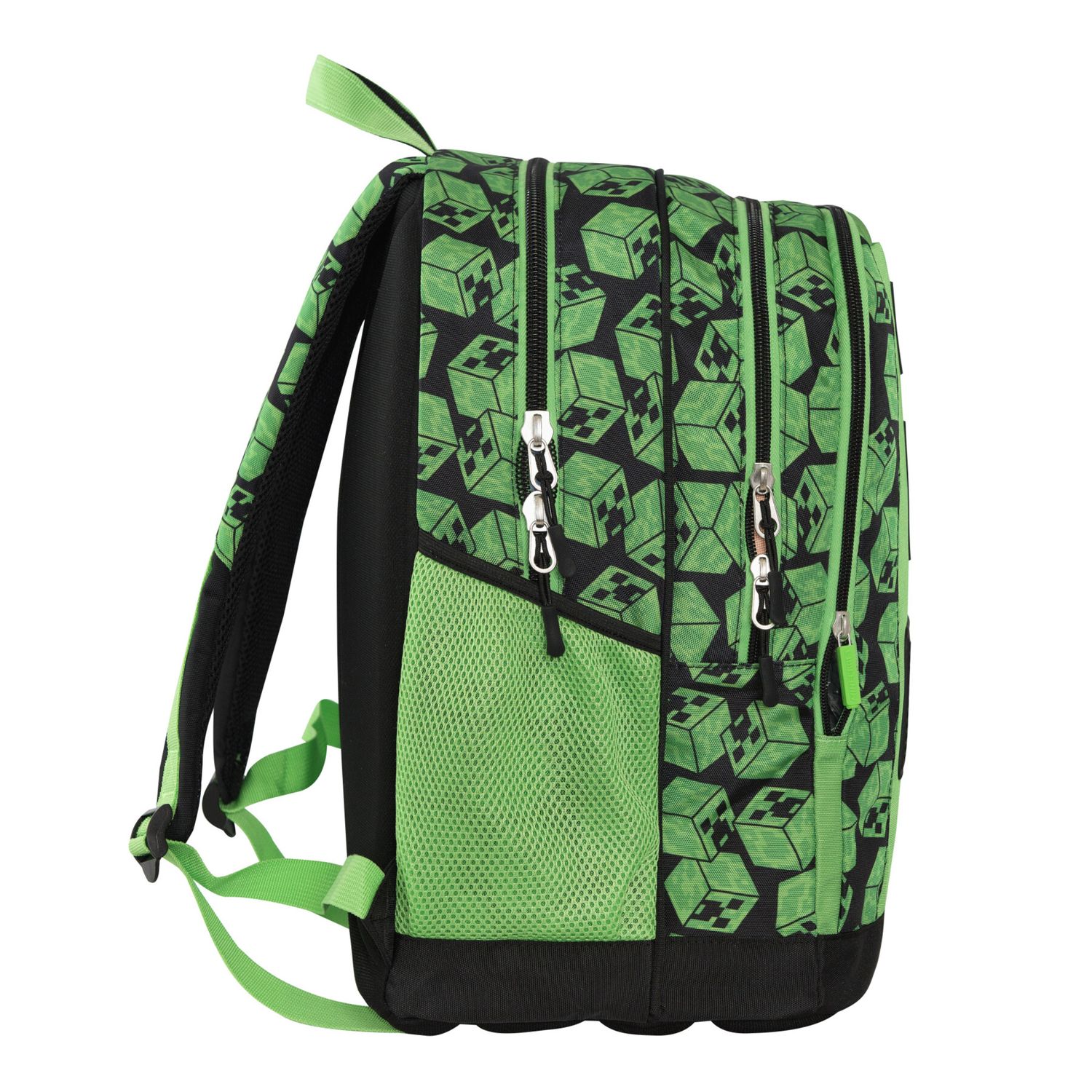 Zaino scuola con interno organizzato pixel minecraft - MINECRAFT