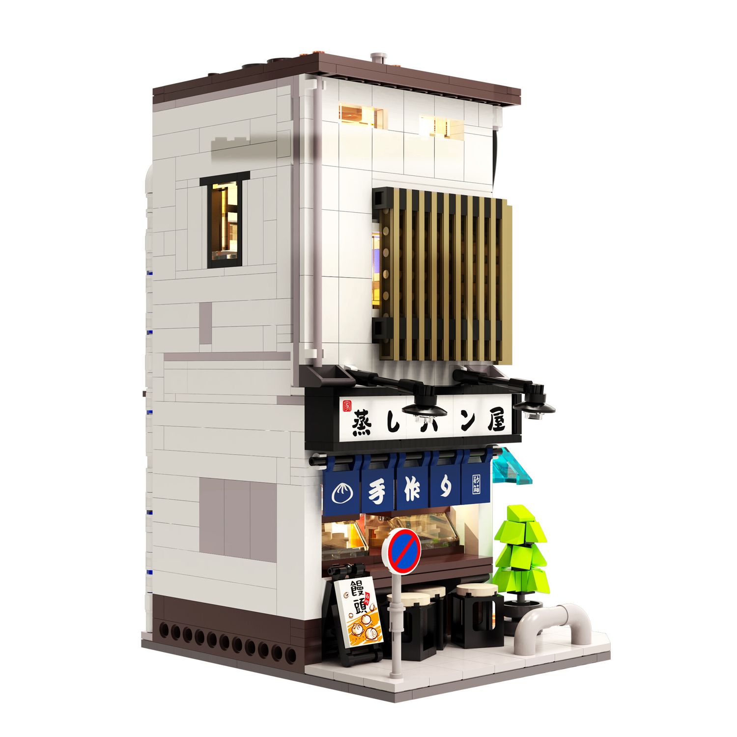 Cada costruzione giapponese stuffed bun house - modellino casa panini - 