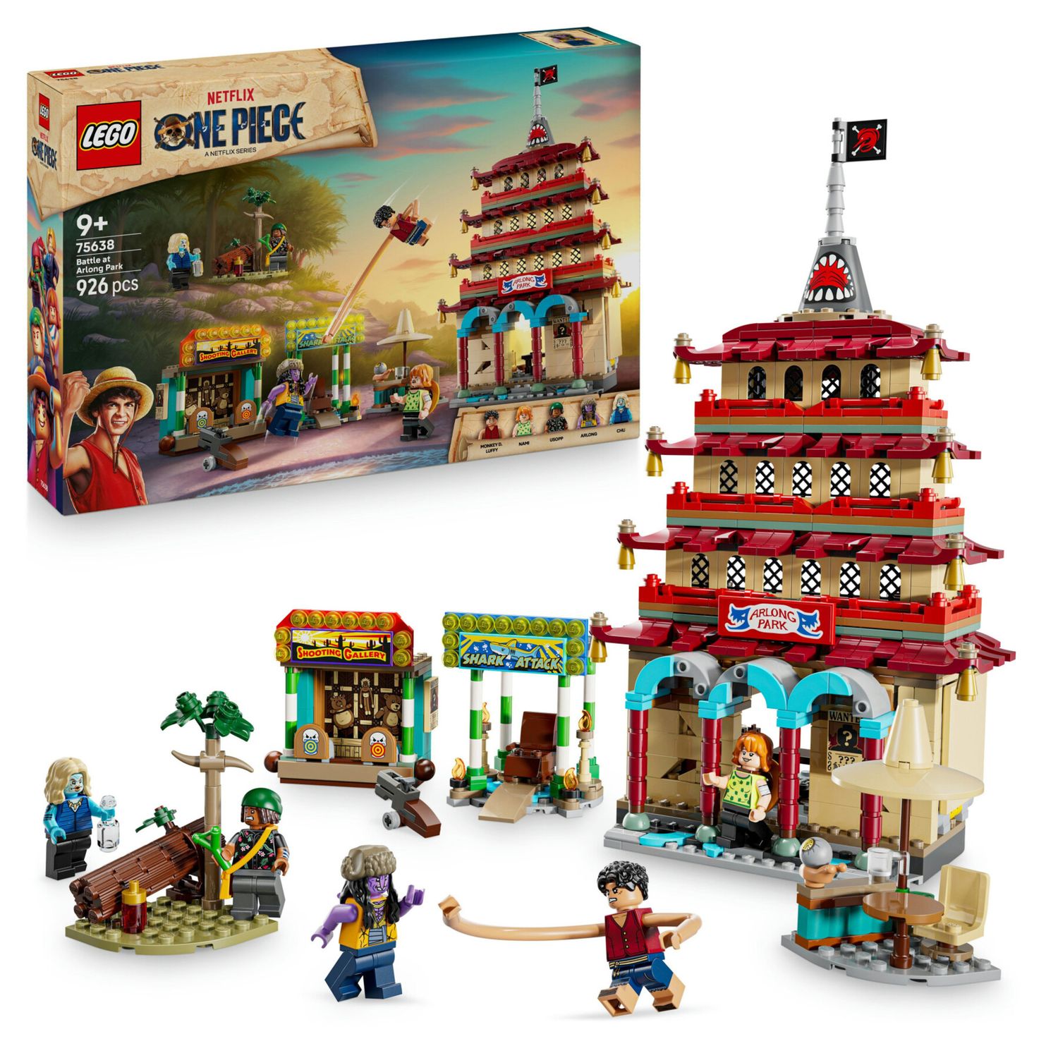 Lego 75638 - one piece battaglia ad arlong park con 5 figure, 9+ anni - ONE PIECE, Lego
