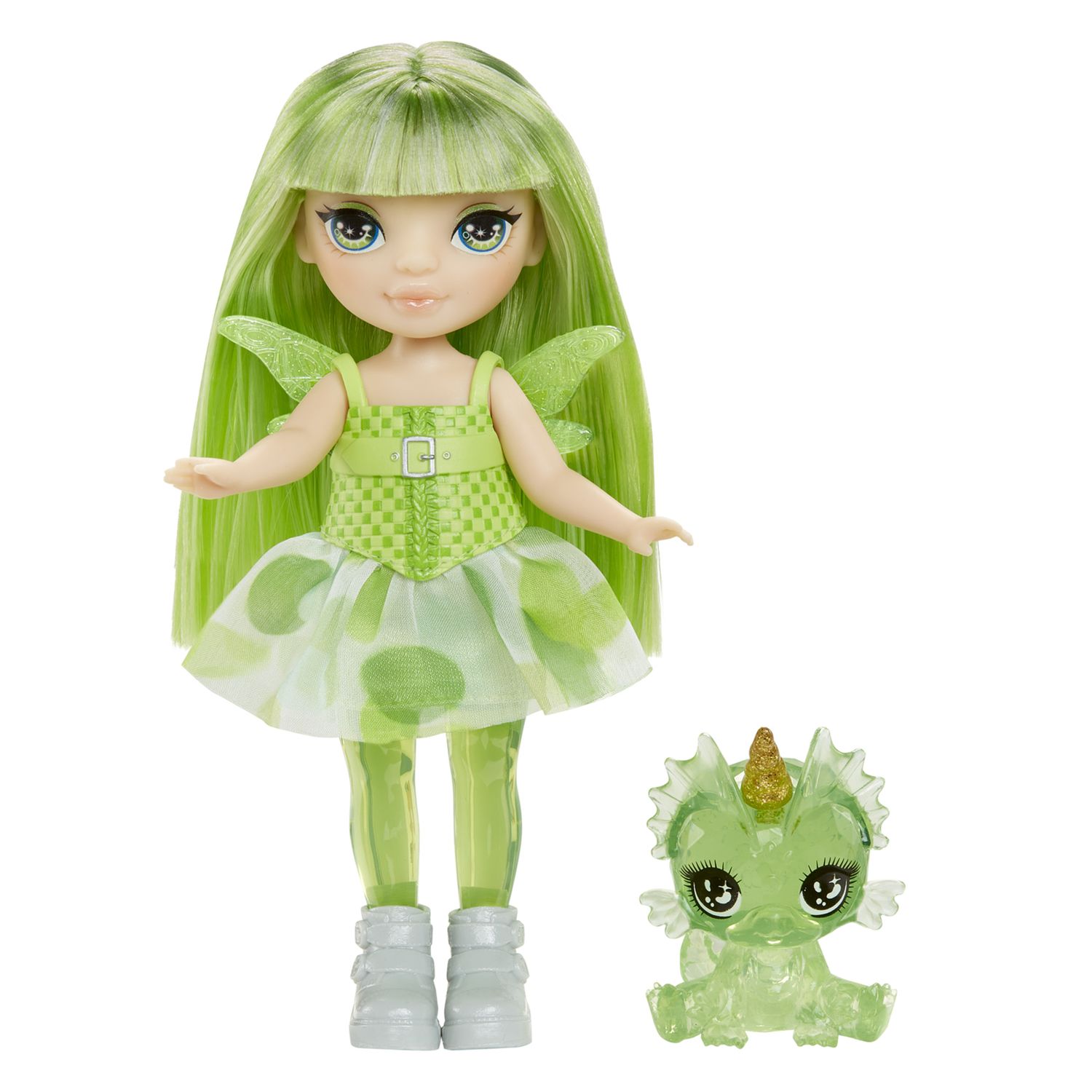 Rainbow high littles - fairy doll  singola assortita 14 cm con pet fantasy - Rainbow High