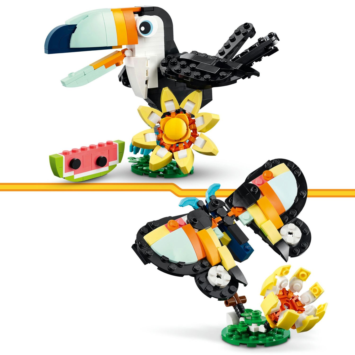 Lego creator 31173 - tucano tropicale 3in1 trasformabile 7+ - LEGO CREATOR, Lego