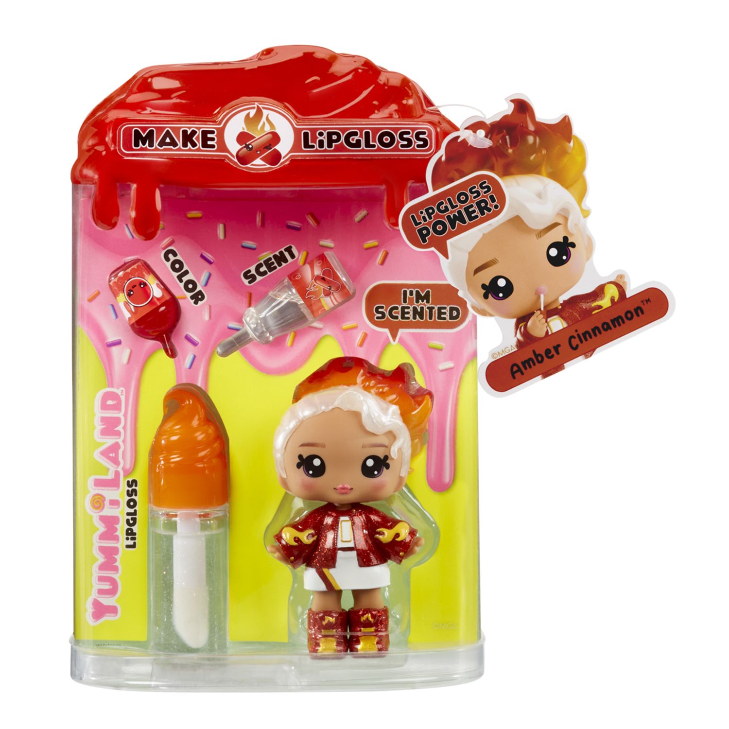 Yummiland serie 2 - bambola assortita singola lip gloss con kit fai-da-te - YUMMILAND
