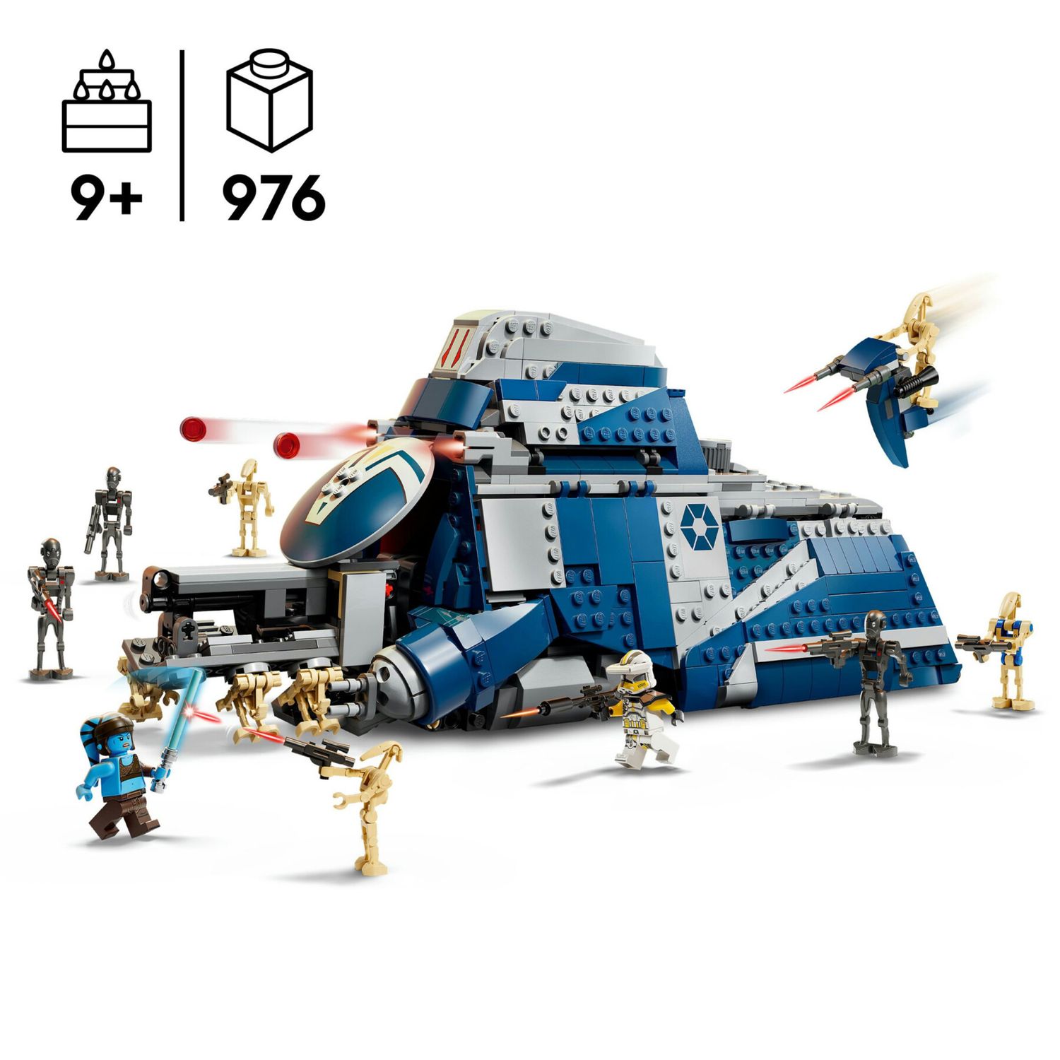 Lego star wars 75435 - mtt separatista con droide e speeder 9+ - LEGO STAR WARS, LEGO® Star Wars™, Lego