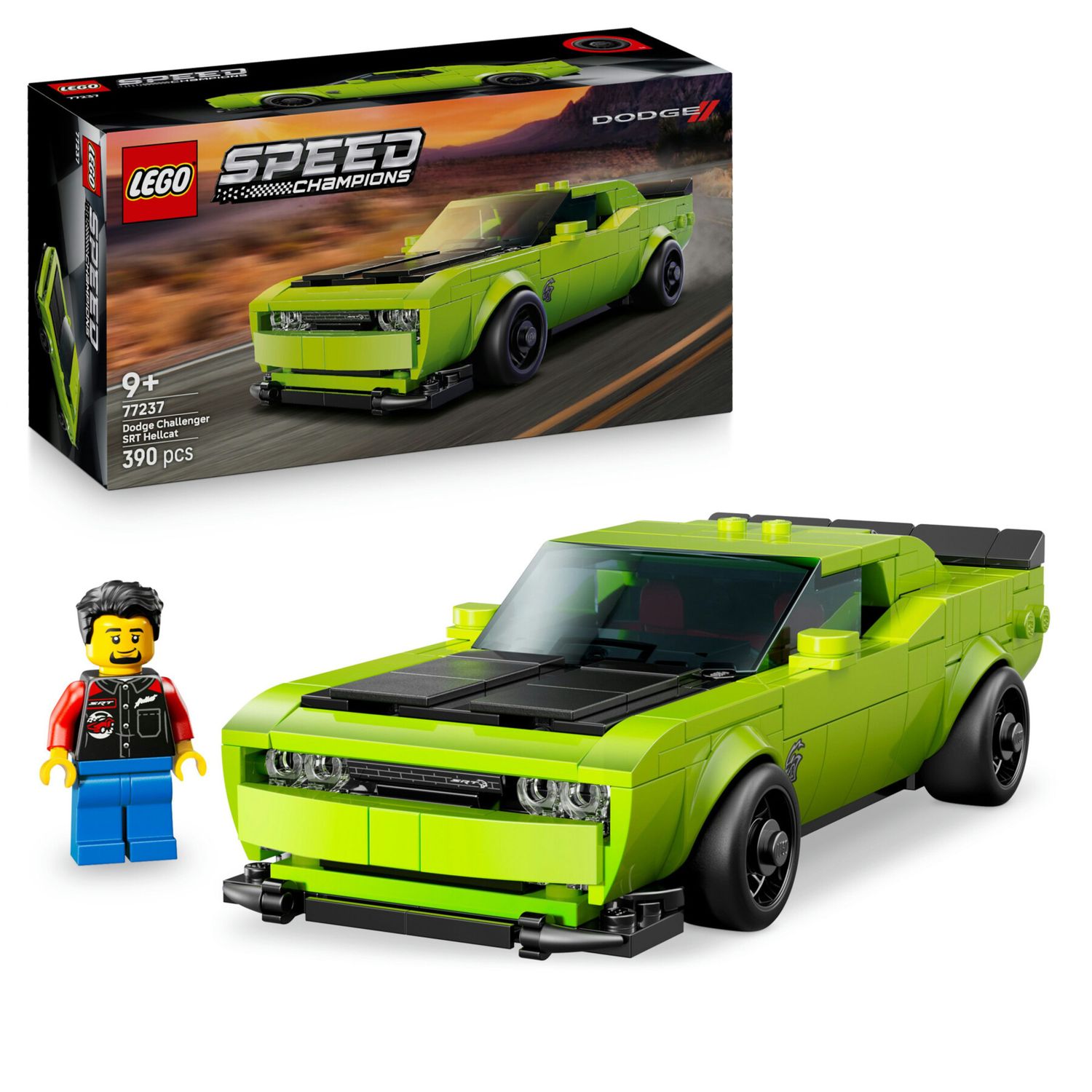 Lego speed champions 77237 - dodge challenger srt hellcat 9+ - LEGO SPEED CHAMPIONS, Lego
