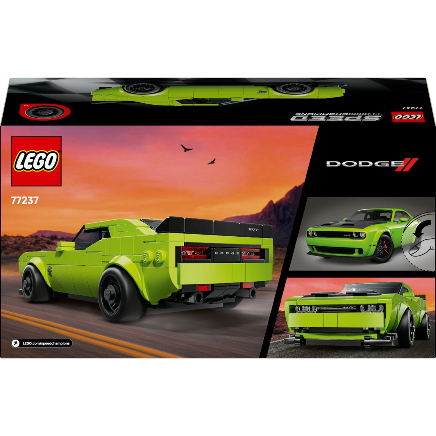 Lego speed champions 77237 - dodge challenger srt hellcat 9+ - LEGO SPEED CHAMPIONS, Lego