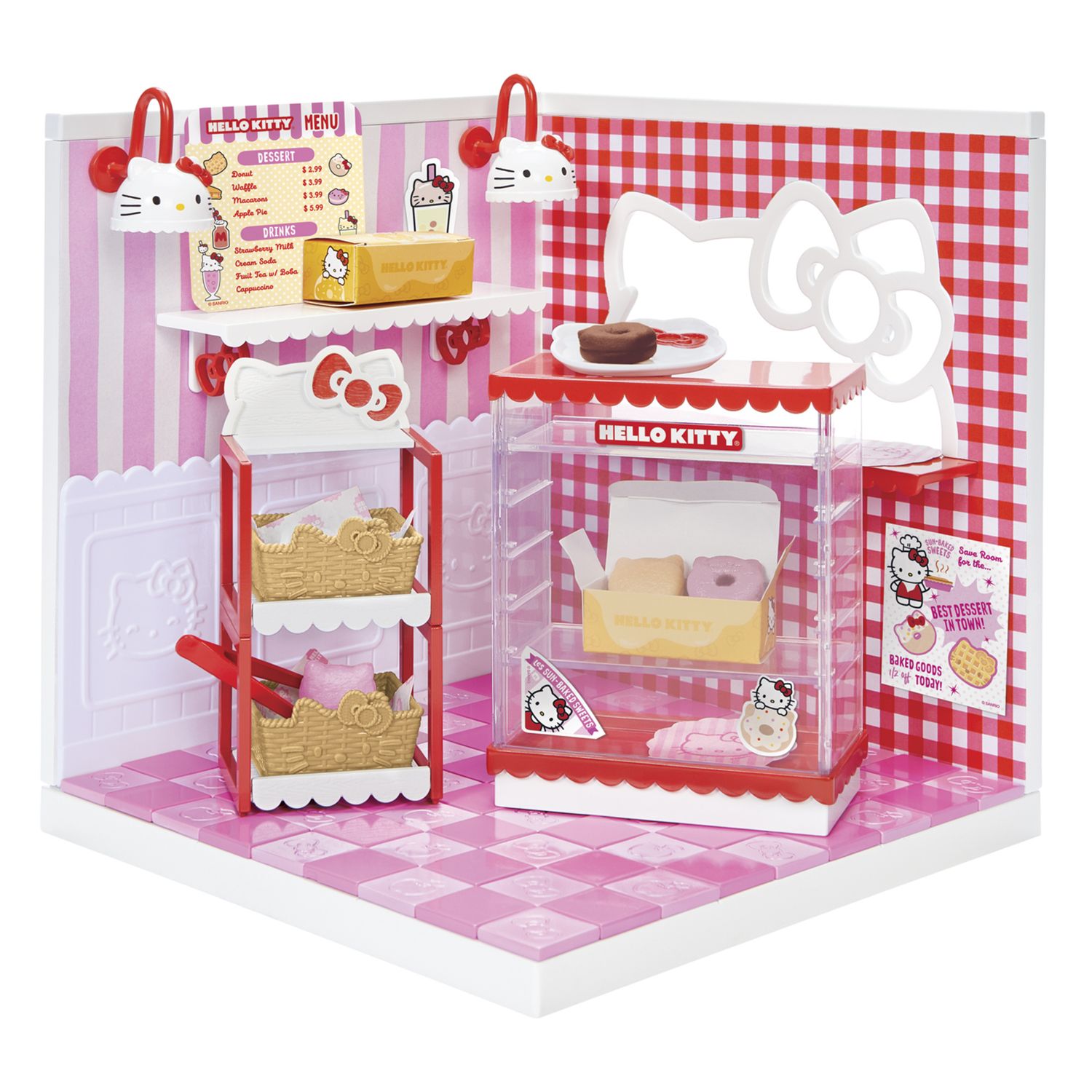 Miniverse hello kitty assortito - set mini room fai-da-te da collezione - MINIVERSE MGA