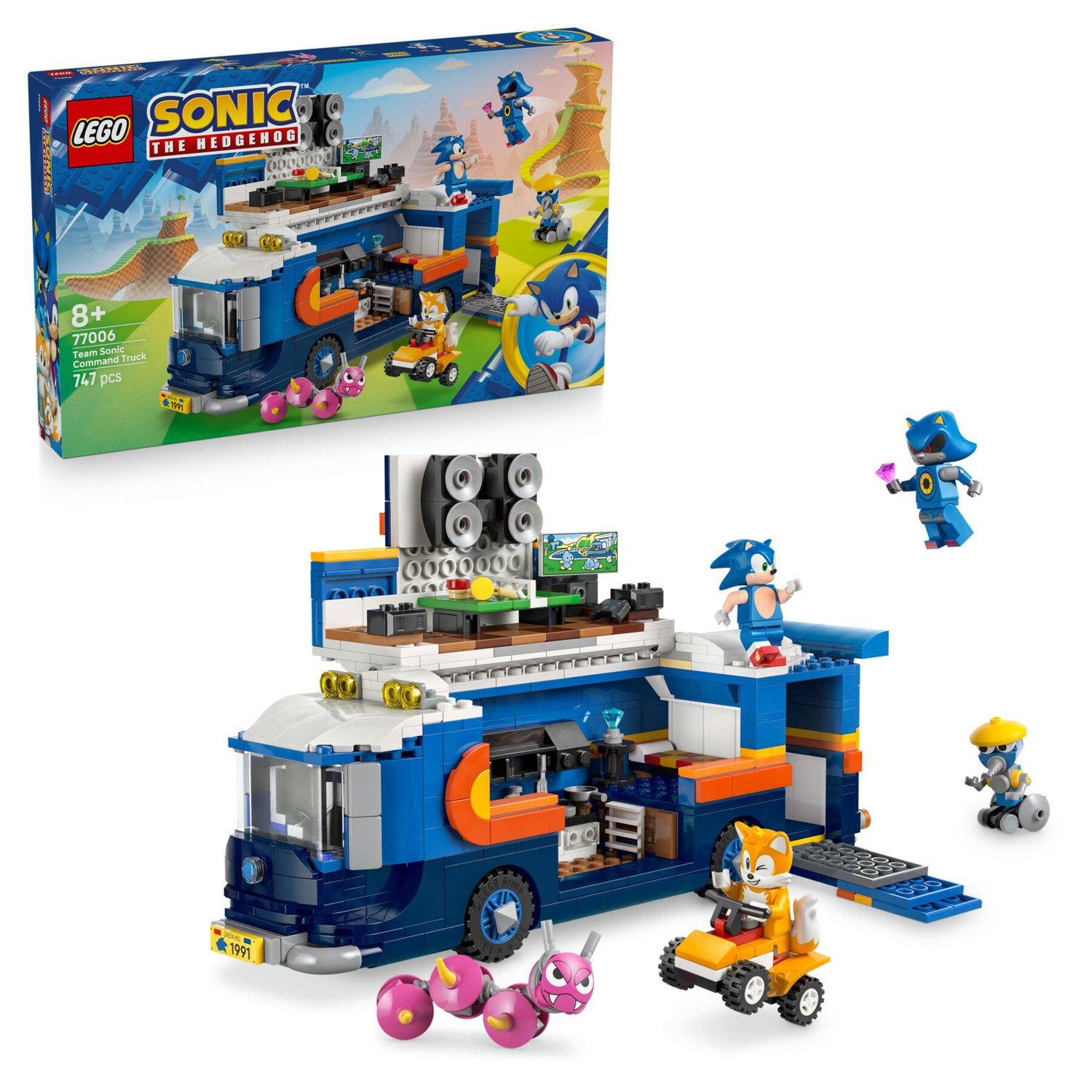 Lego sonic 77006 - camion di comando con 5 personaggi interattivi 8+ - Sonic, Lego